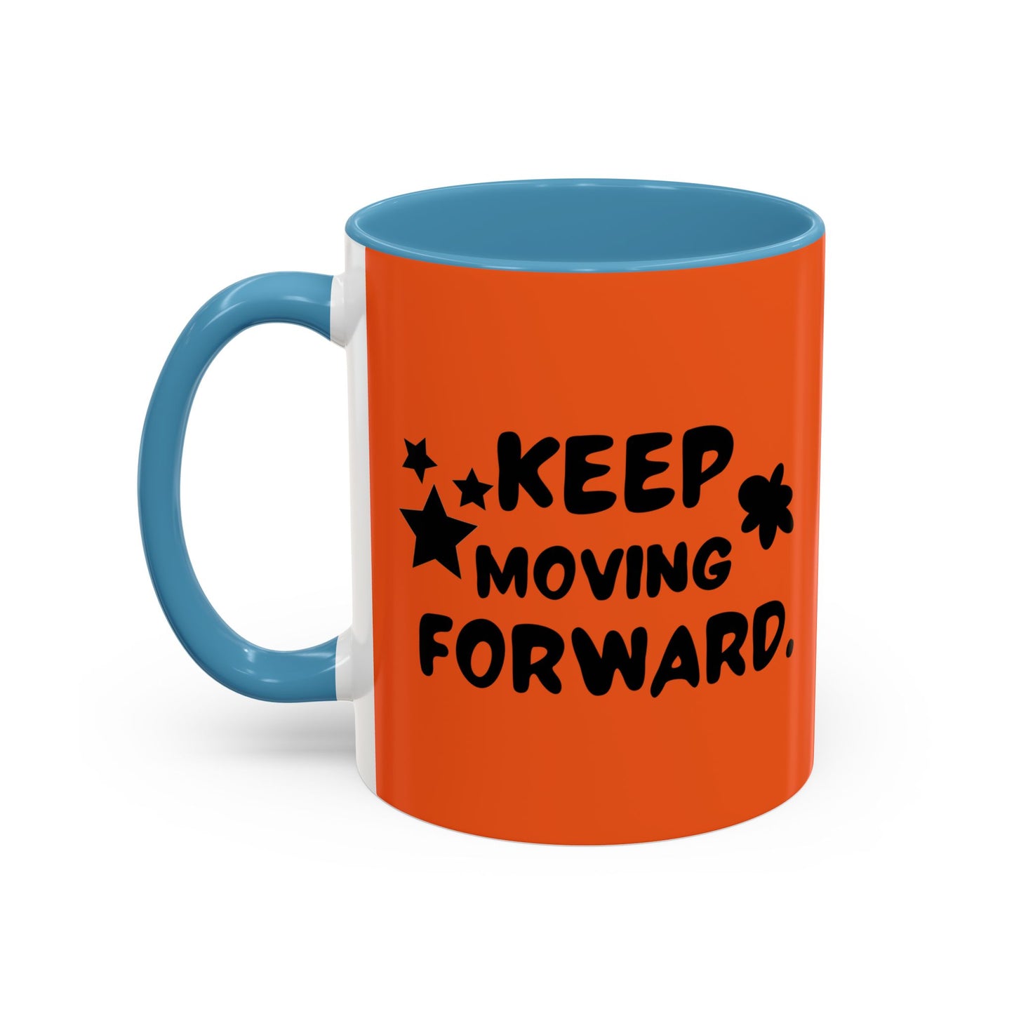 Keep Moving Forward Accent Coffee Mug (11, 15oz)