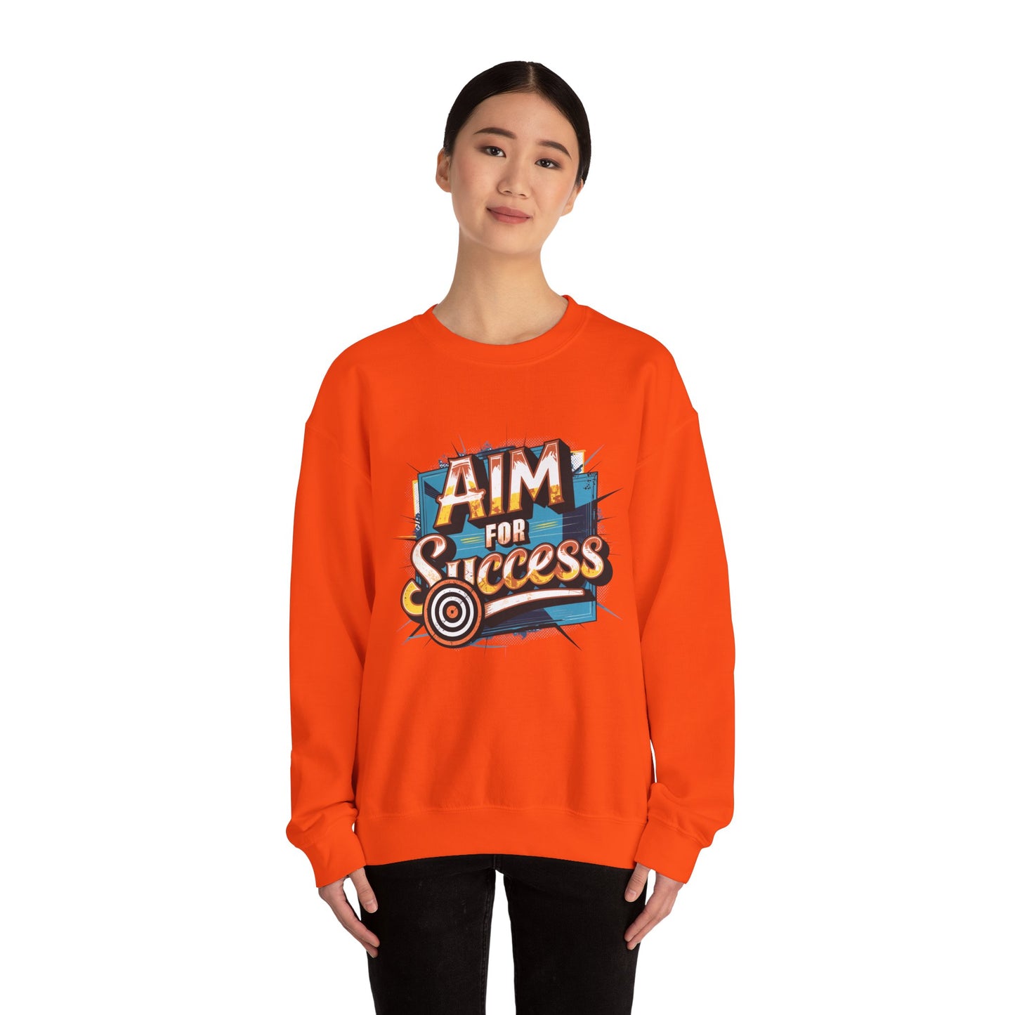 Aim For Success Unisex Heavy Blend™ Crewneck Sweatshirt