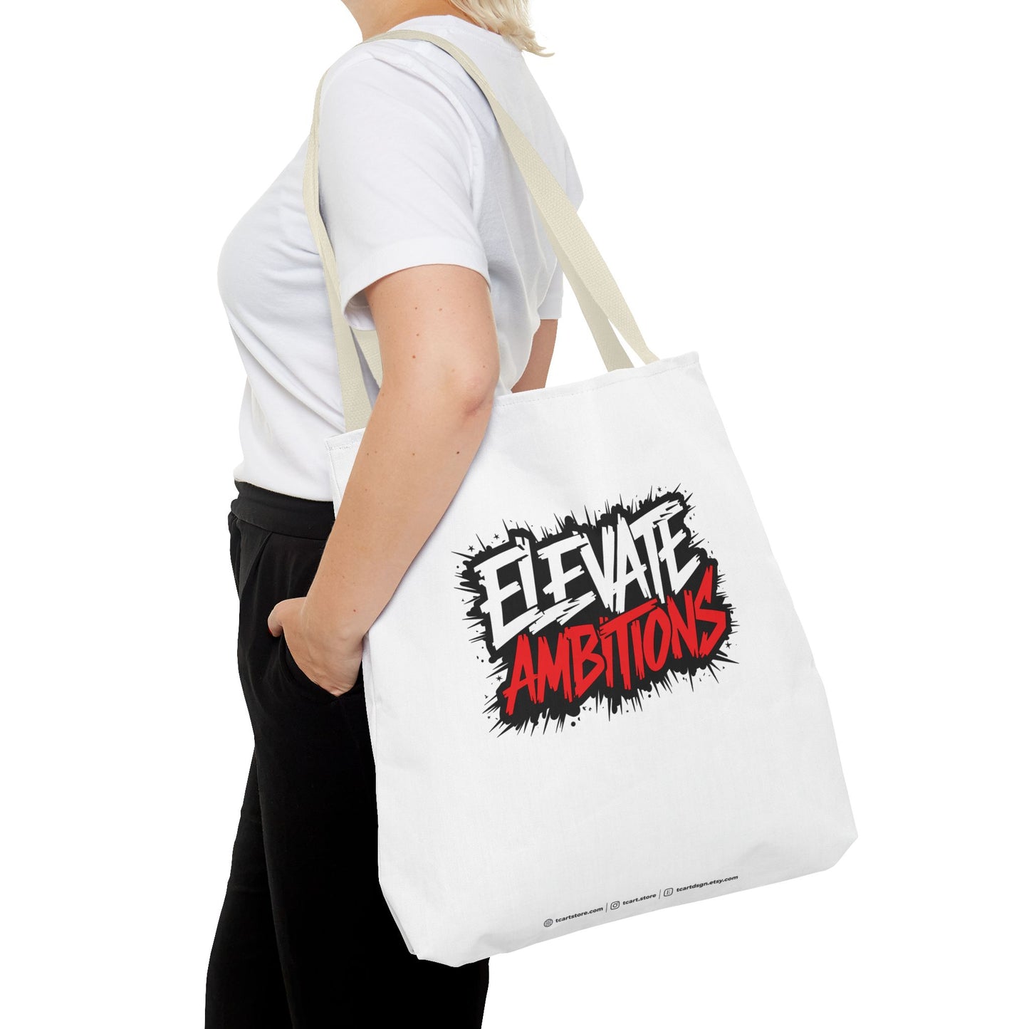 Elevate Ambitions Tote Bag (AOP)