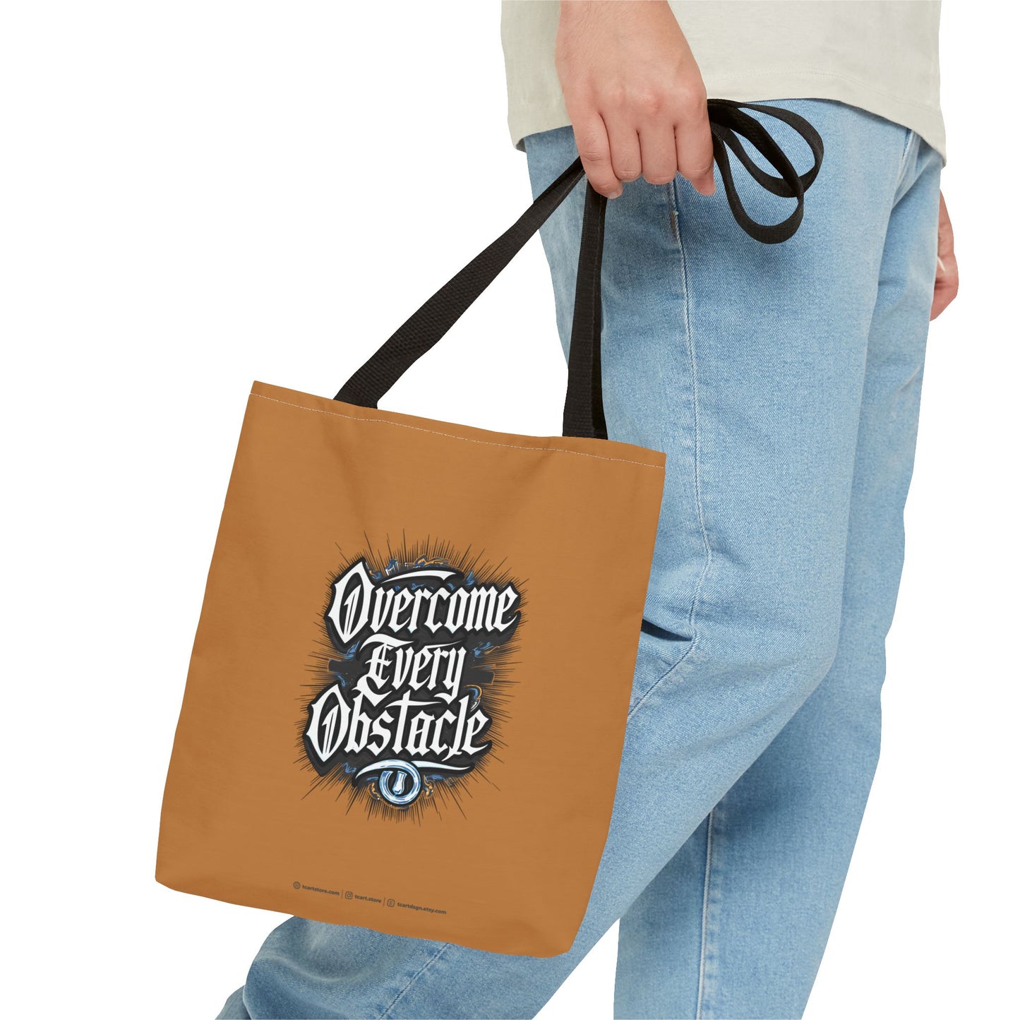 Overcome Every Obstacle Tote Bag (AOP)