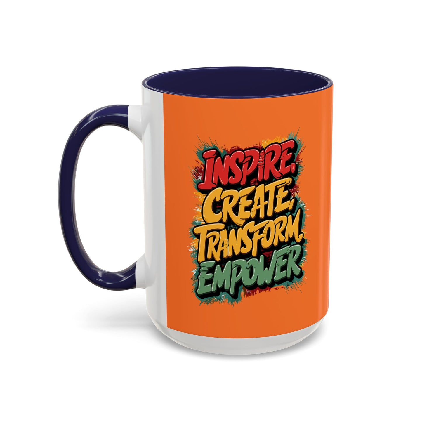 Inspire Create Transform Empower Accent Coffee Mug (11, 15oz)