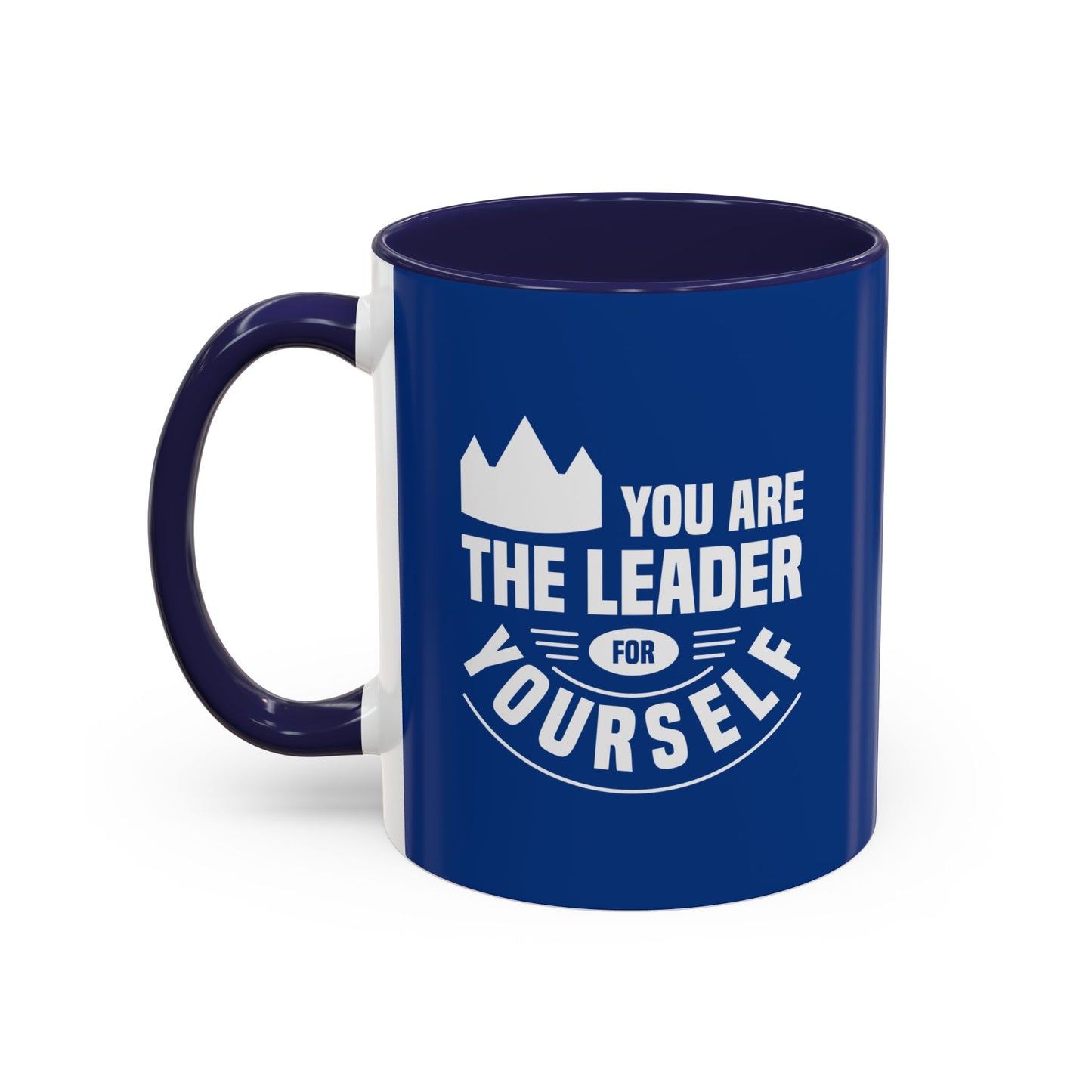 You Are The Leader For Yourself Accent Coffee Mug (11, 15oz)