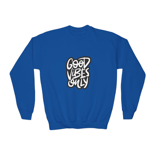 Good Vibes Only Youth Crewneck Sweatshirt