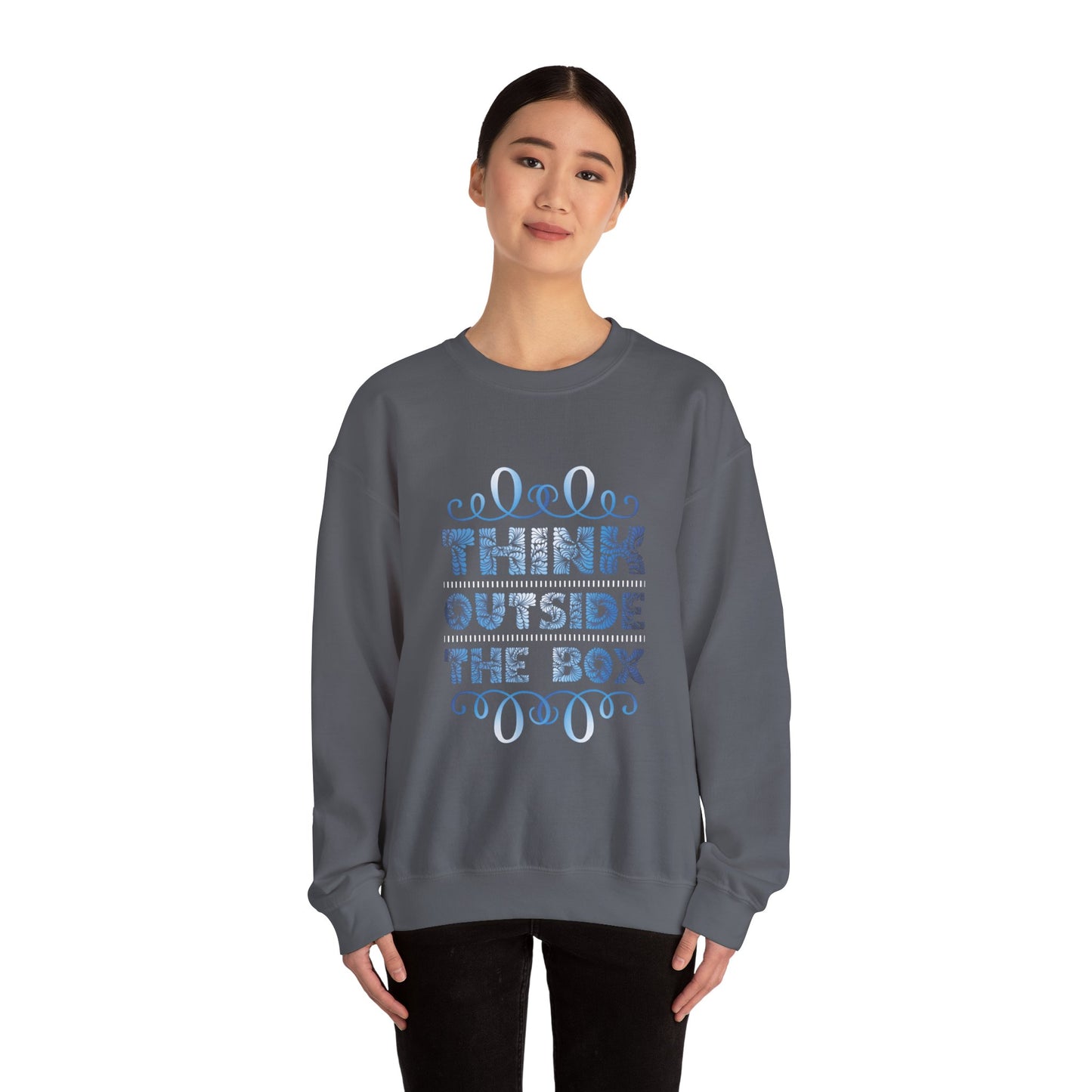 Think Outside The Box Unisex Heavy Blend™ Crewneck Sweatshirt