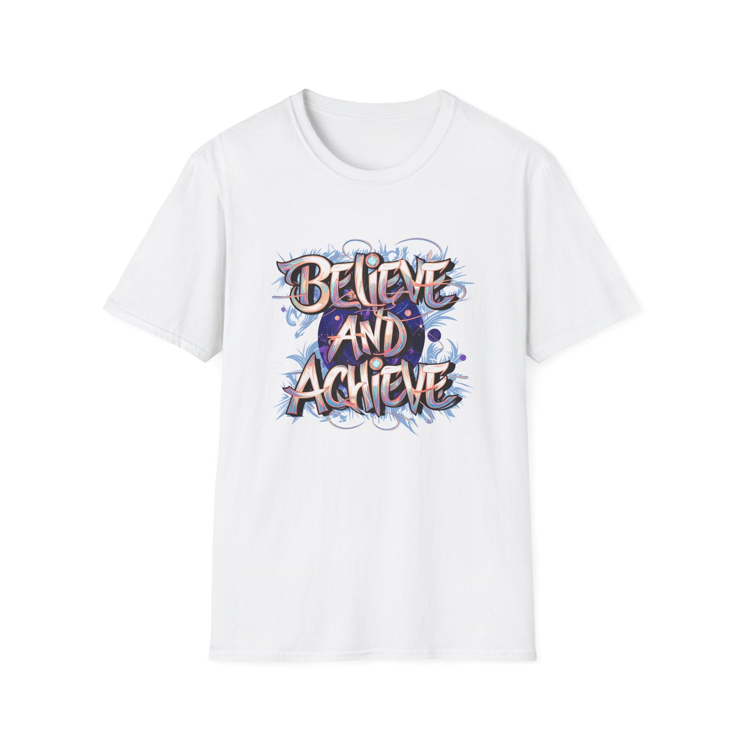 Believe And Achieve Unisex Softstyle T-Shirt