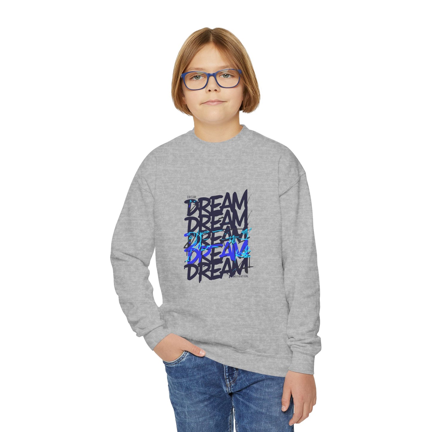 Dream Motivation Youth Crewneck Sweatshirt