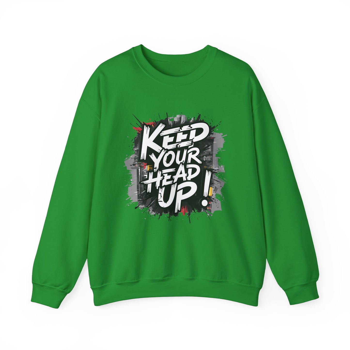Keep Your Head Up ! Unisex Heavy Blend™ Crewneck Sweatshirt