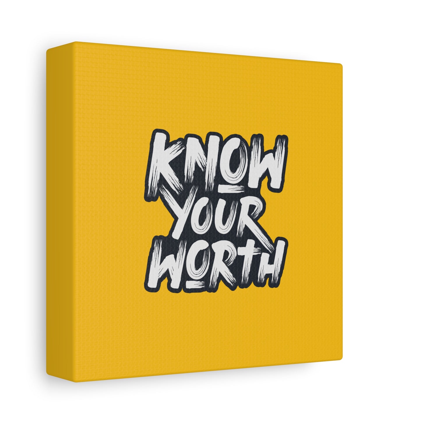 Know Your Worth Matte Canvas, Stretched, 1.25"