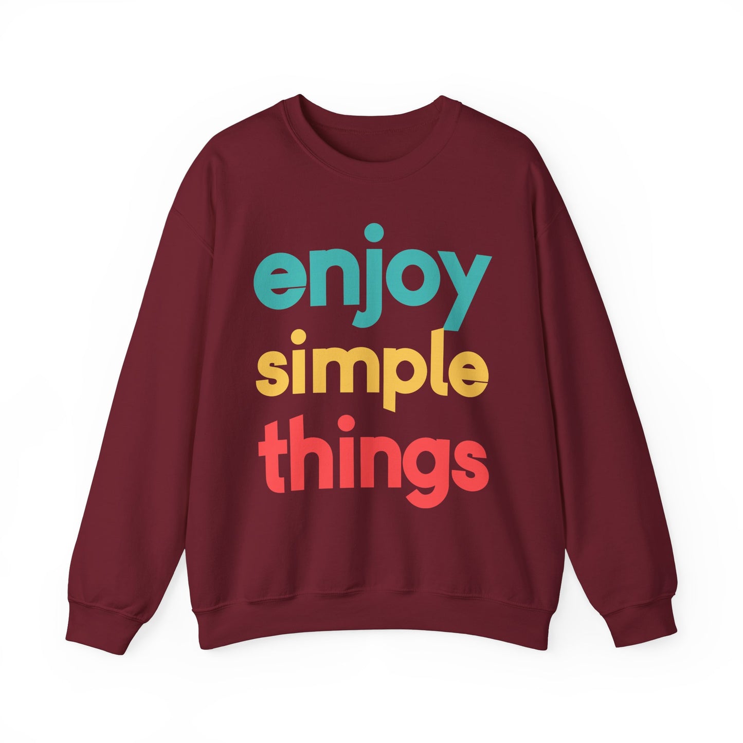 Enjoy Simple Things Unisex Heavy Blend™ Crewneck Sweatshirt