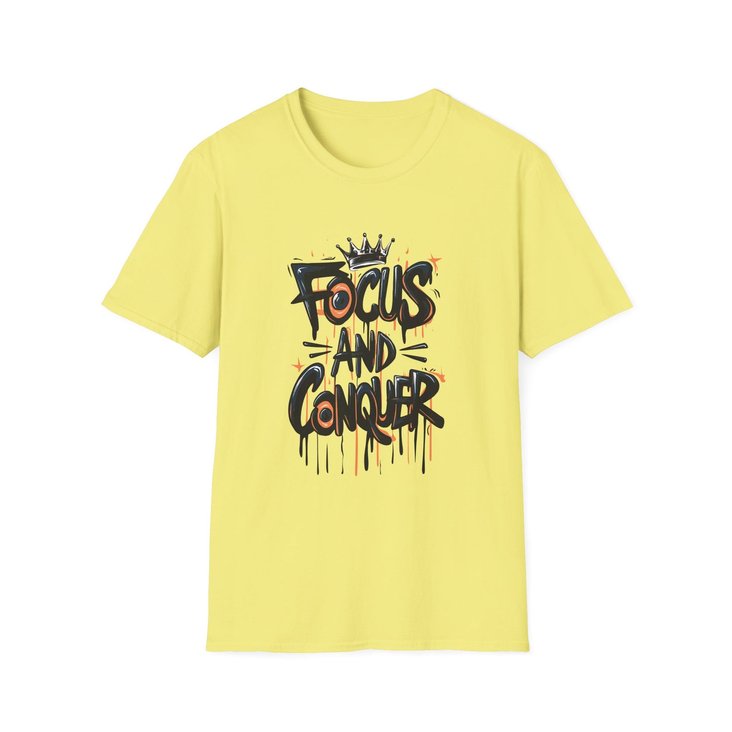 Focus And Conquer Unisex Softstyle T-Shirt