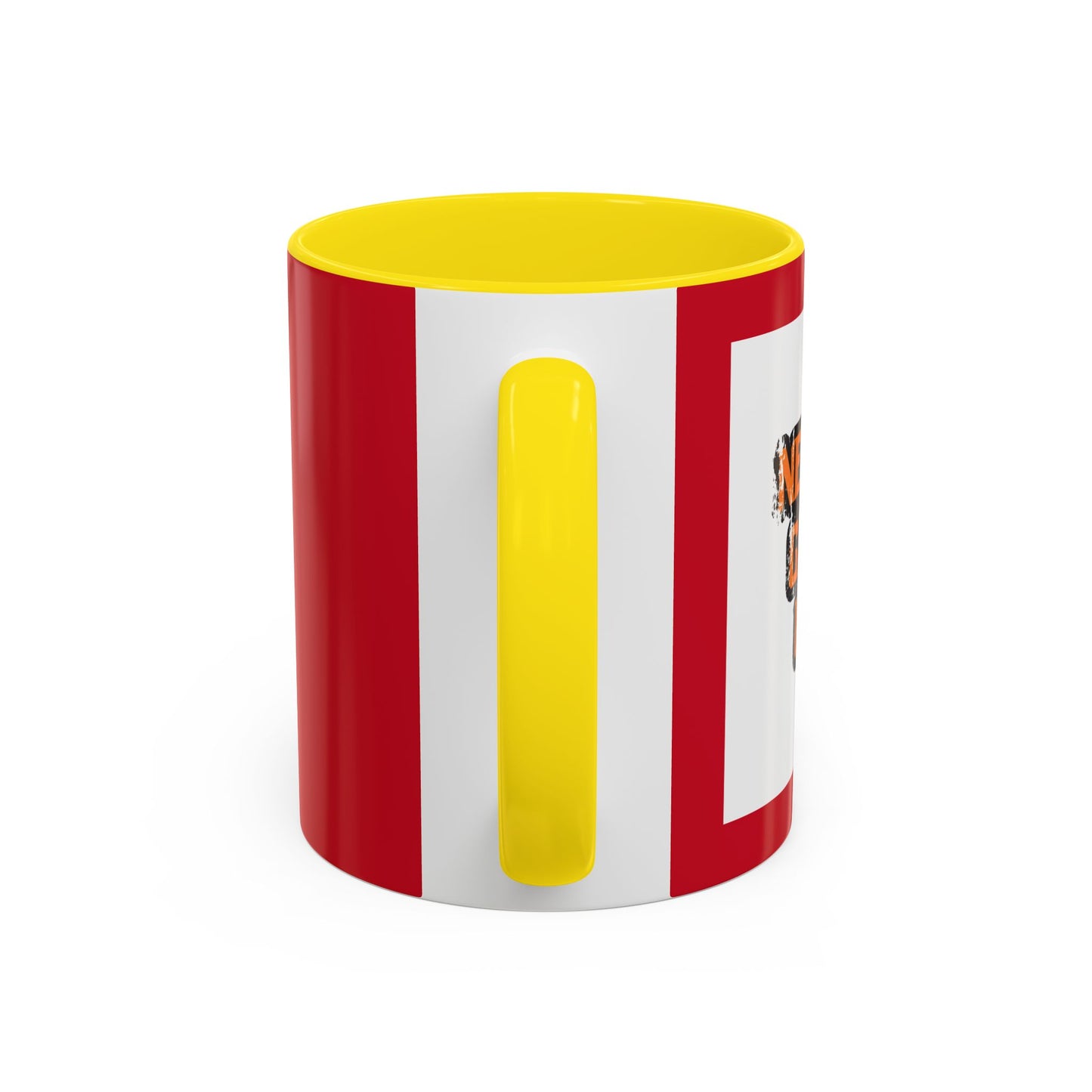 Never Give Up Accent Coffee Mug (11, 15oz)