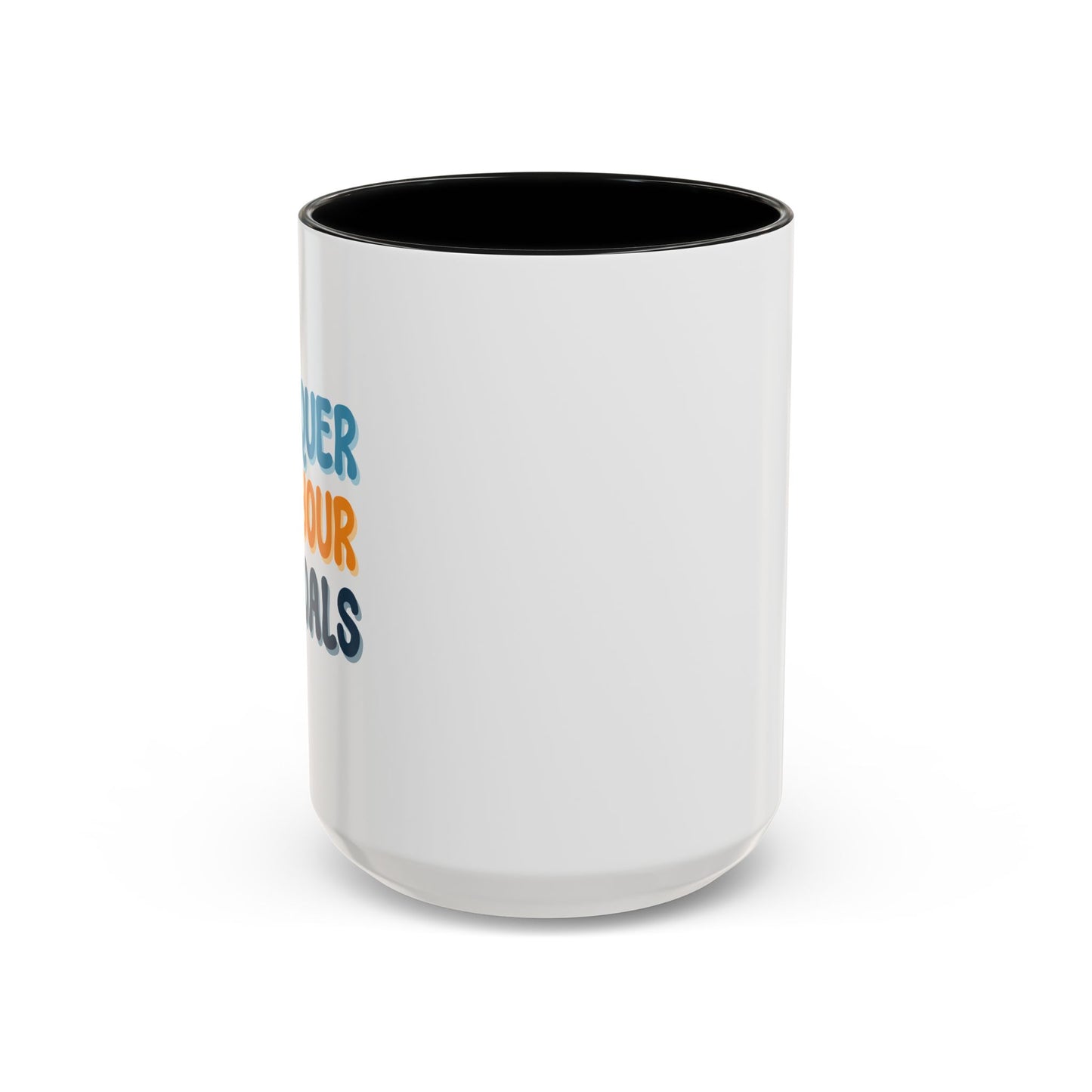Conquer Your Goals Accent Coffee Mug (11, 15oz)