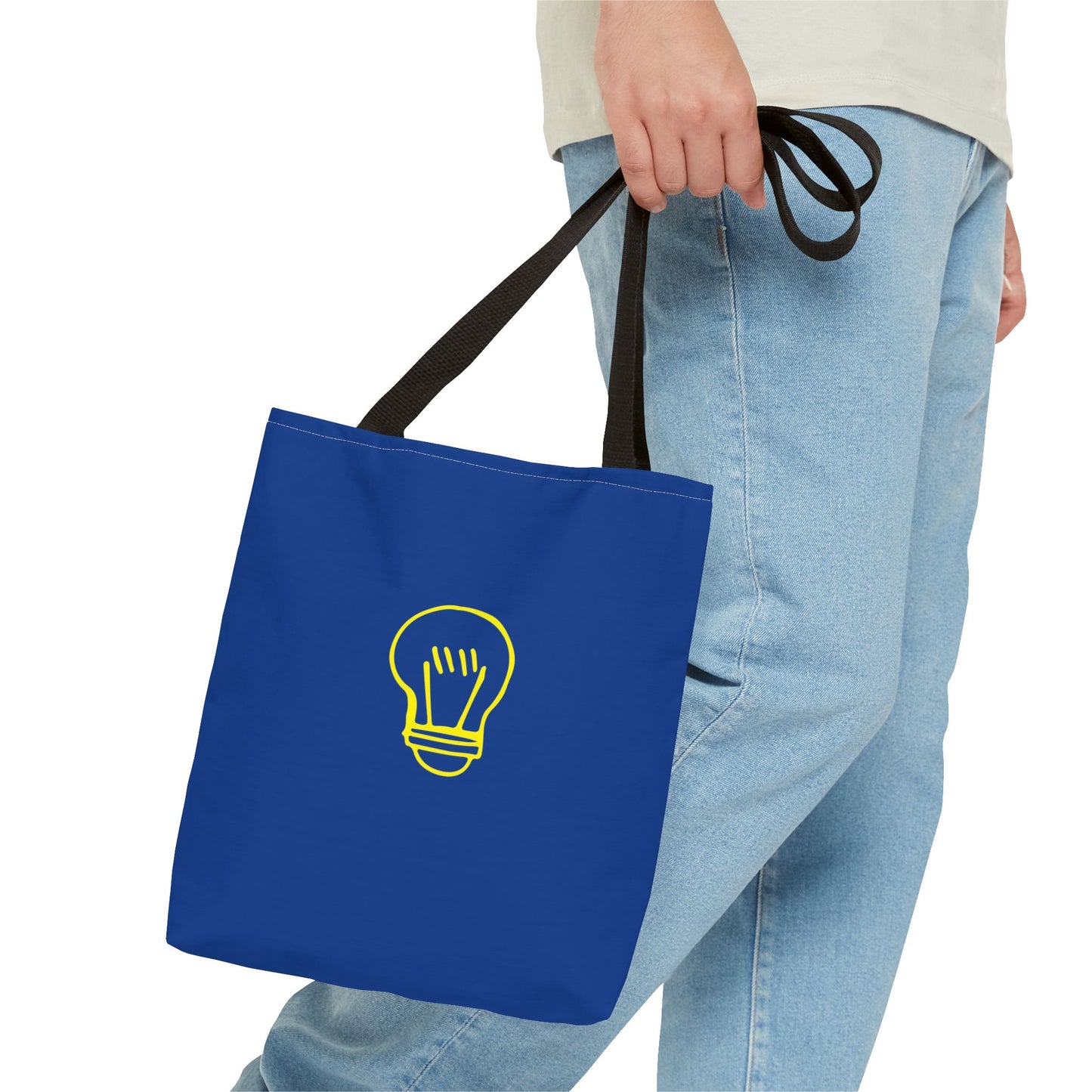 Drawing Light Bulb Tote Bag (AOP)