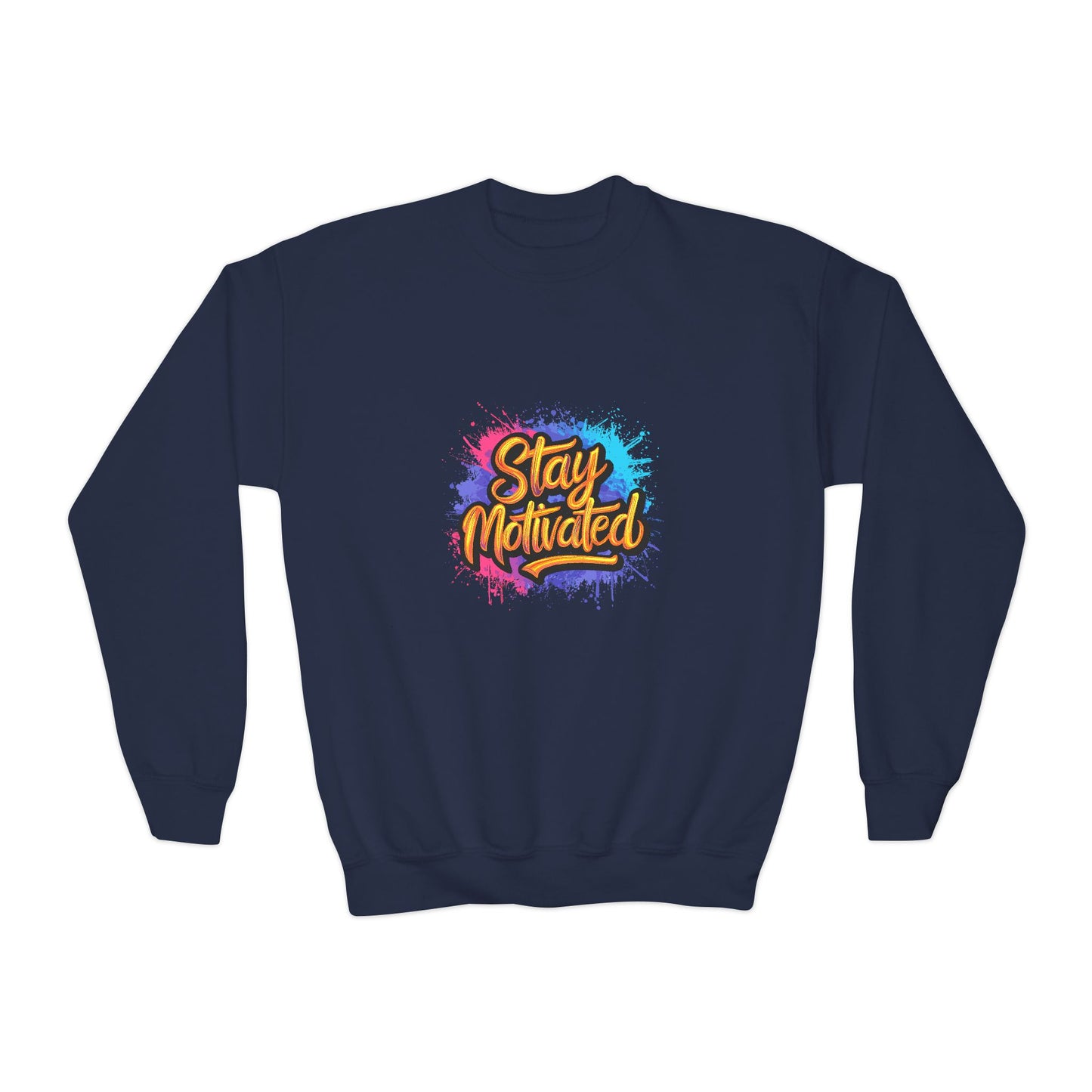 Stay Motivated Youth Crewneck Sweatshirt