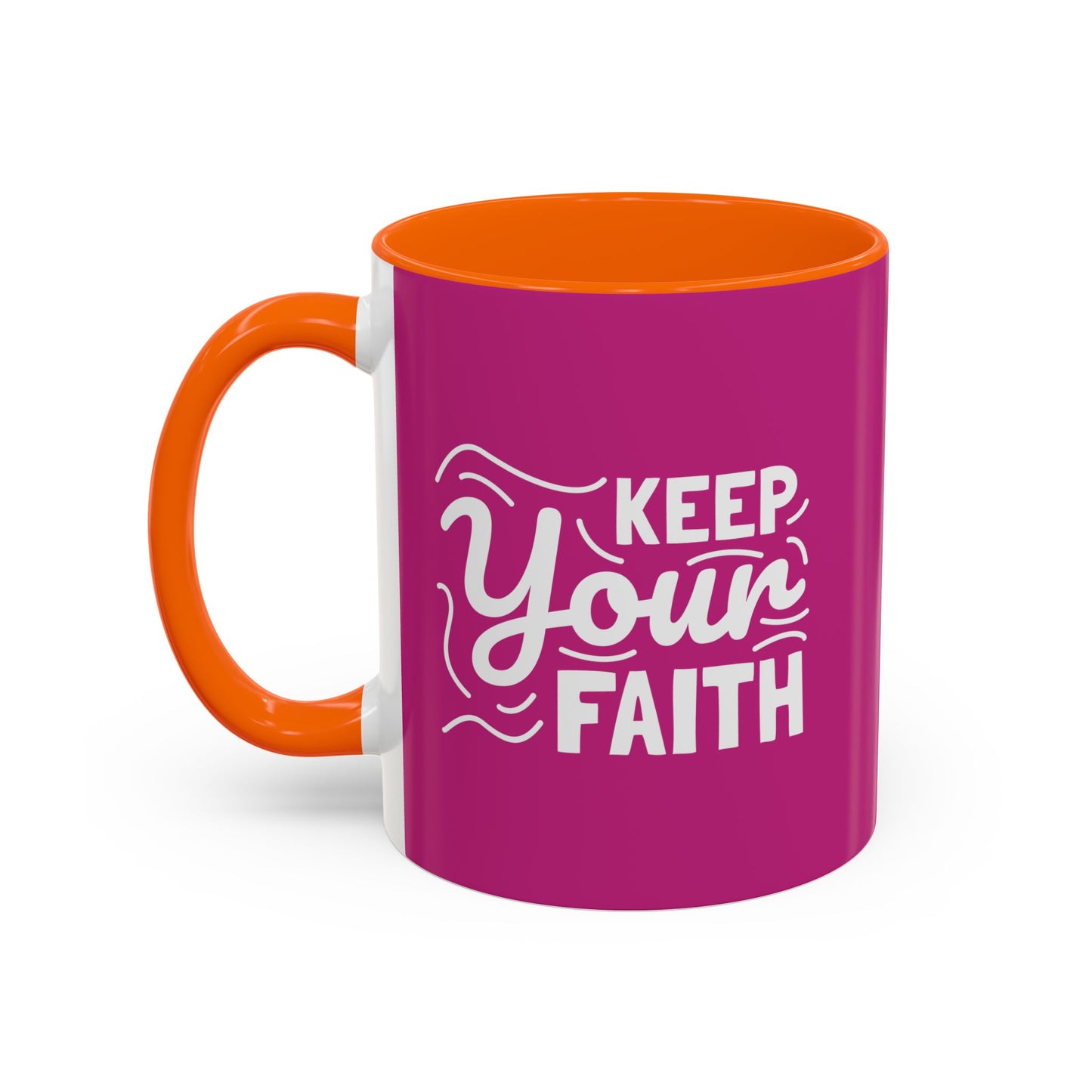 Keep Your Faith Accent Coffee Mug (11, 15oz)