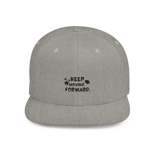 Keep Moving Forward Flat Bill Snapback