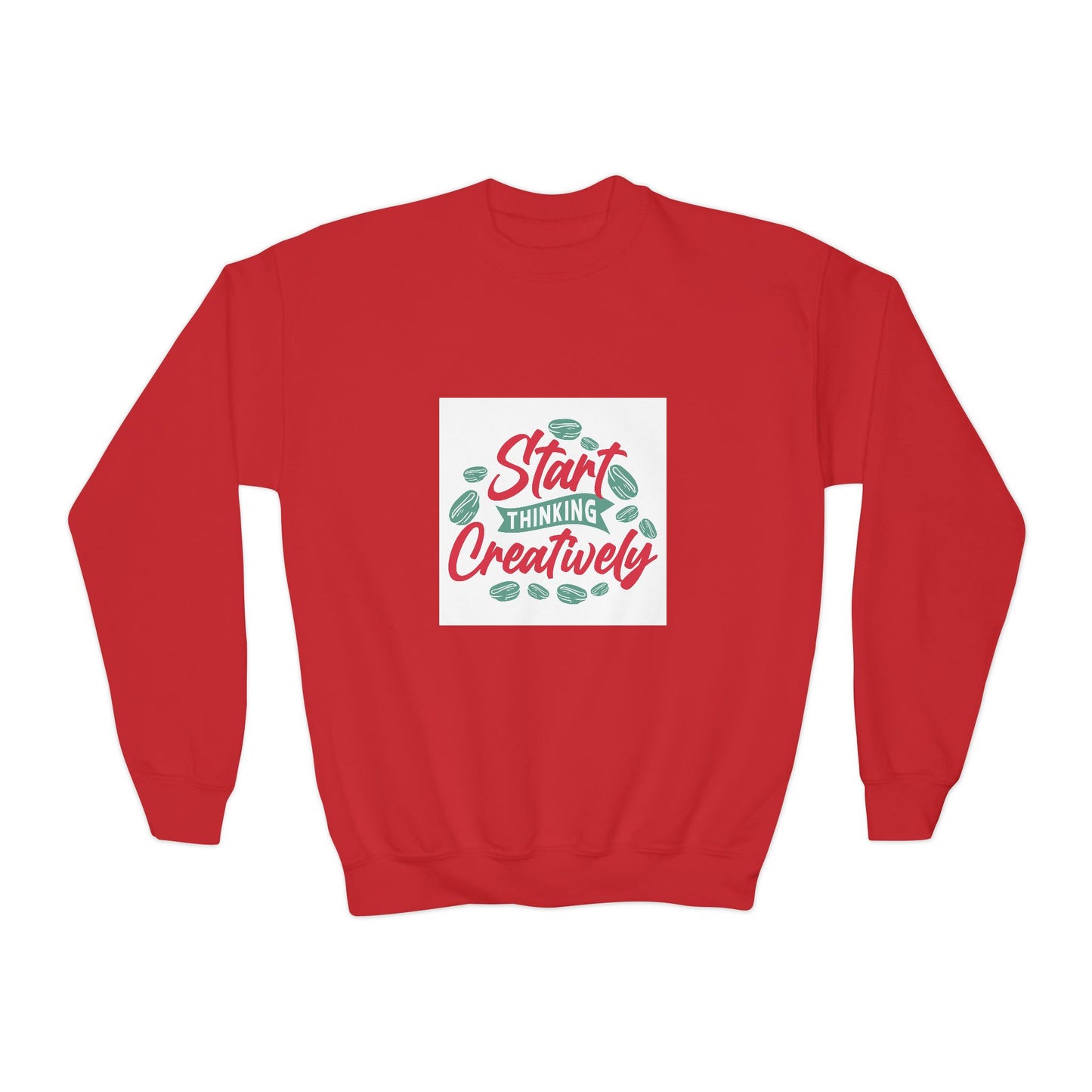 Start Thinking Creatively Youth Crewneck Sweatshirt
