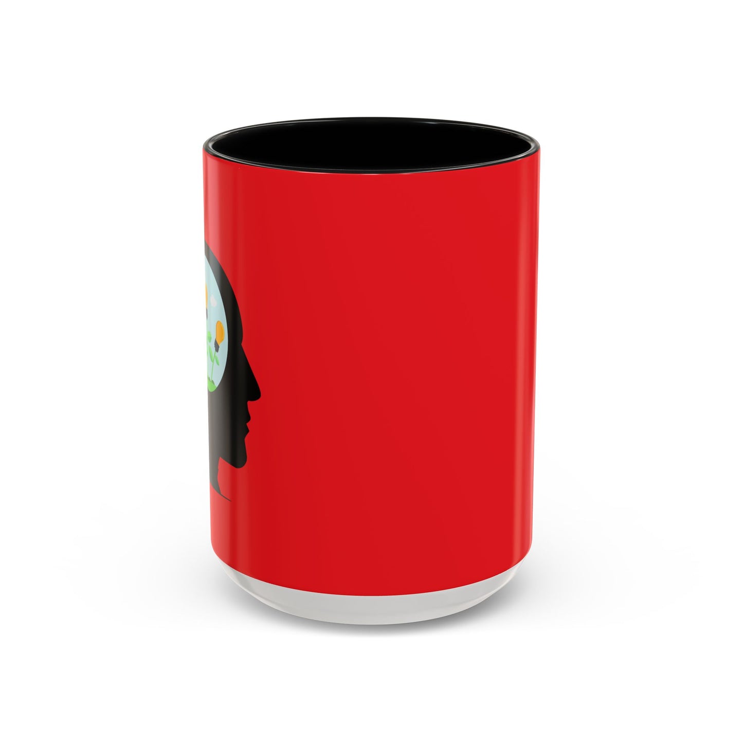 Mindset And Positive Thoughts Accent Coffee Mug (11, 15oz)