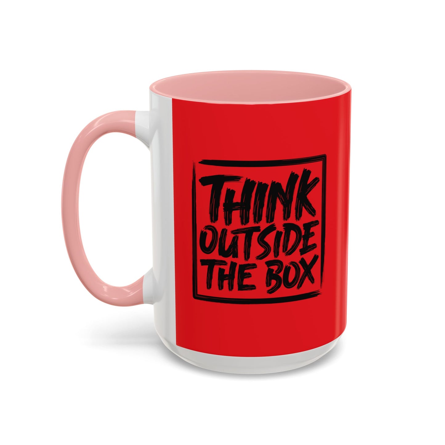 Think Outside The Box Accent Coffee Mug (11, 15oz)