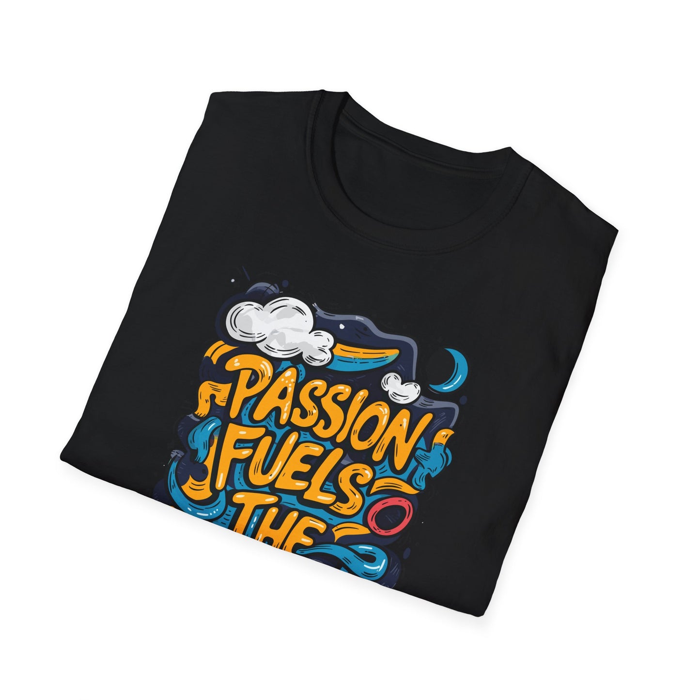 Passion Fuels The Journey Unisex Softstyle T-Shirt