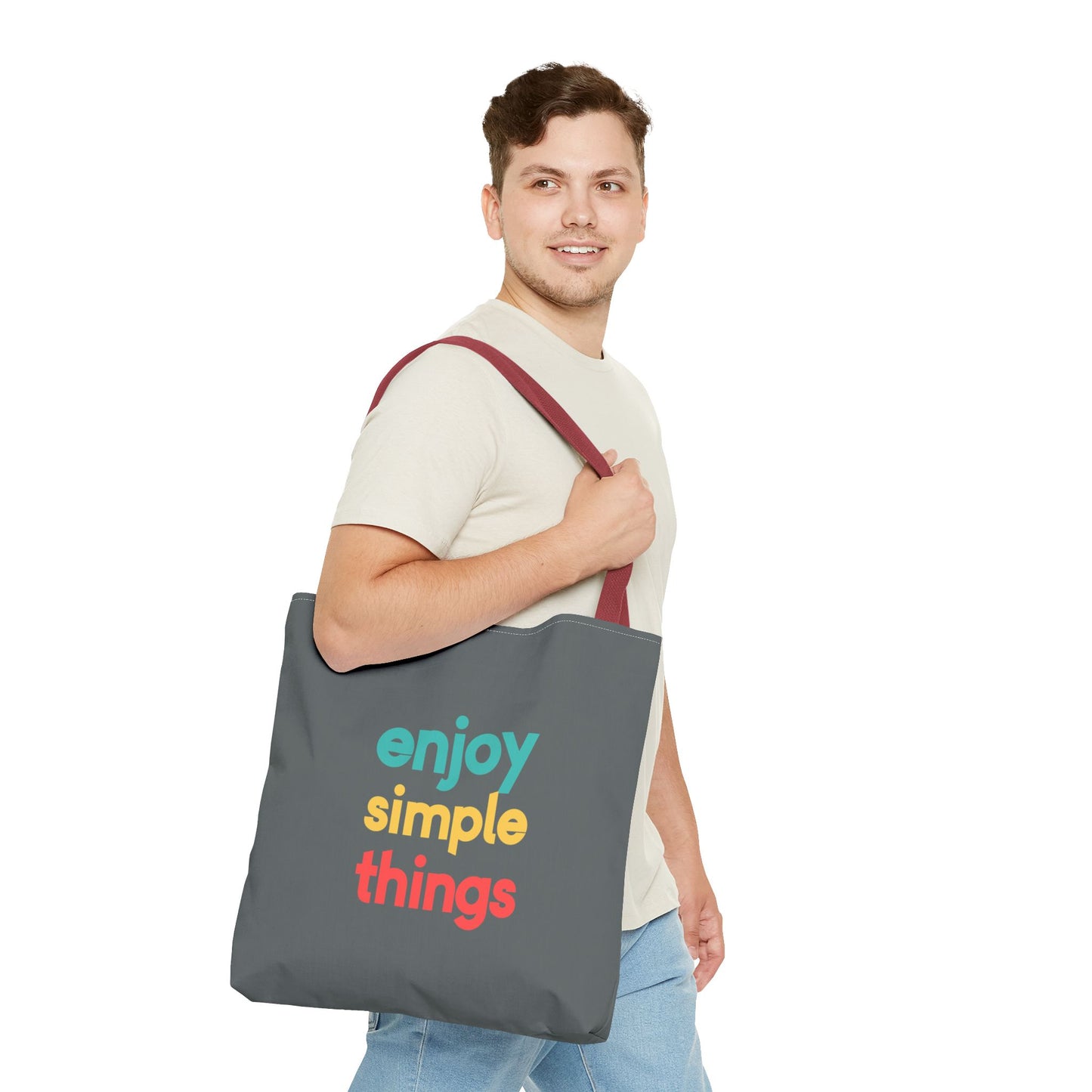 Enjoy Simple Things Tote Bag (AOP)