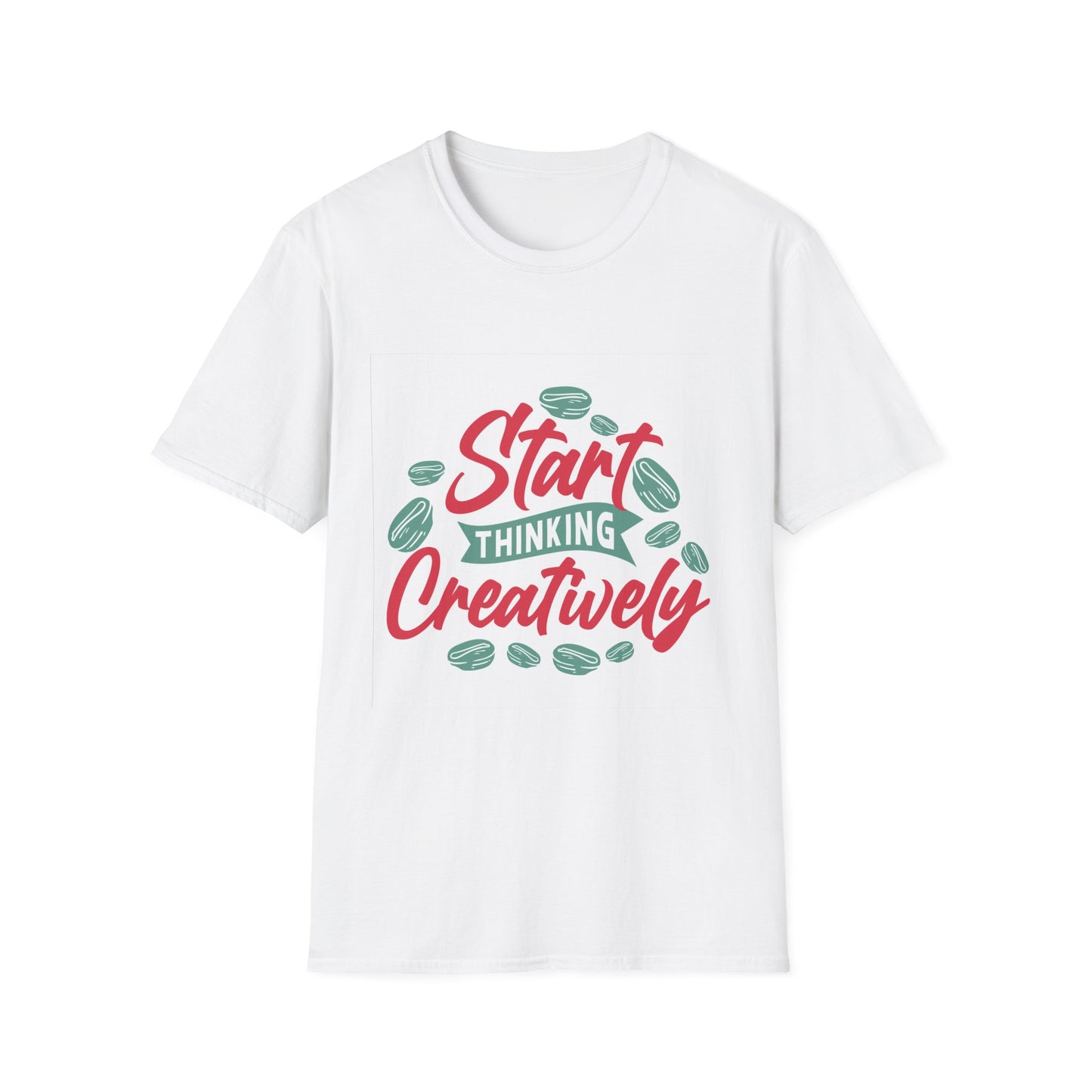 start thinking creatively Unisex Softstyle T-Shirt