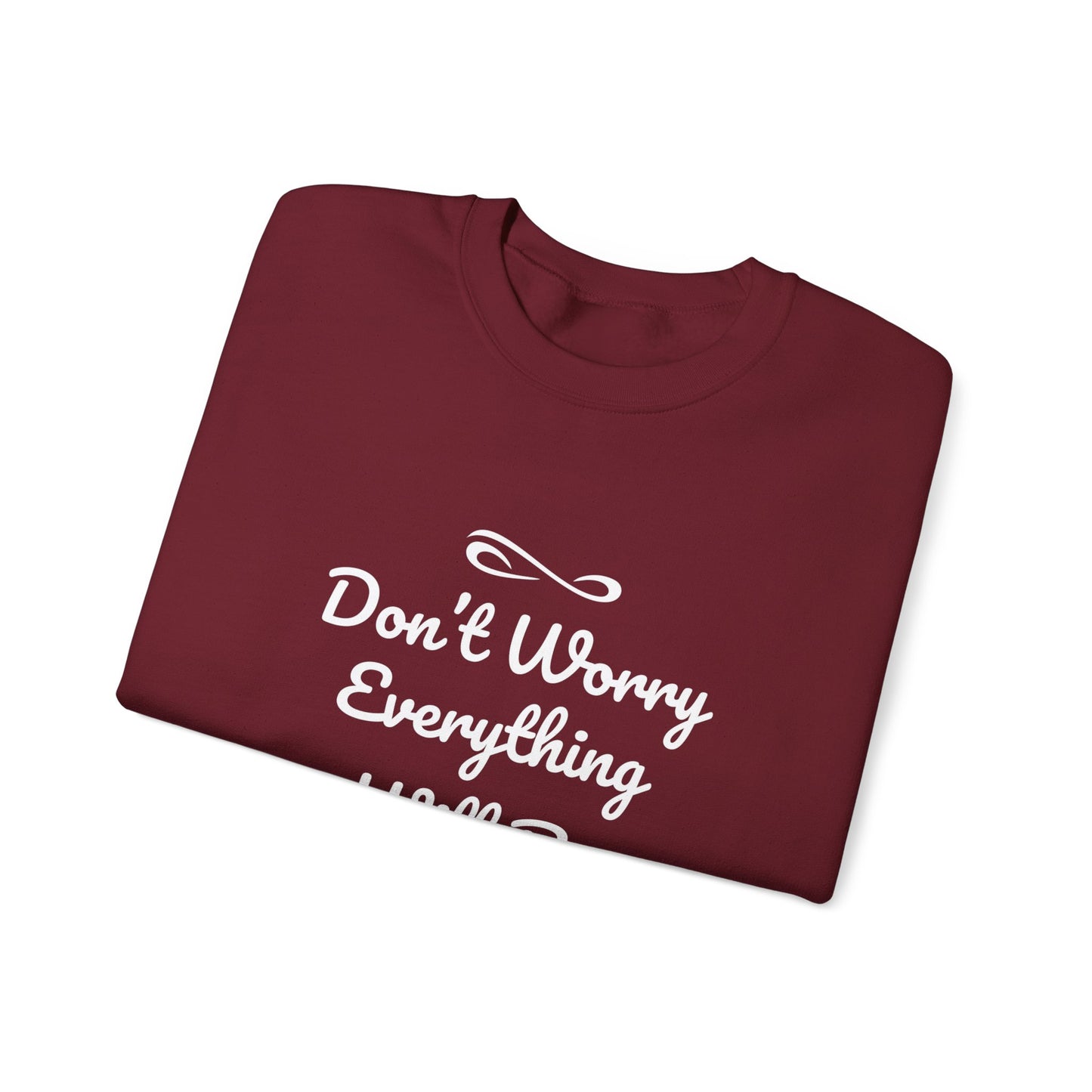 Don't Worry Everything Will Be Okey Unisex Heavy Blend™ Crewneck Sweatshirt