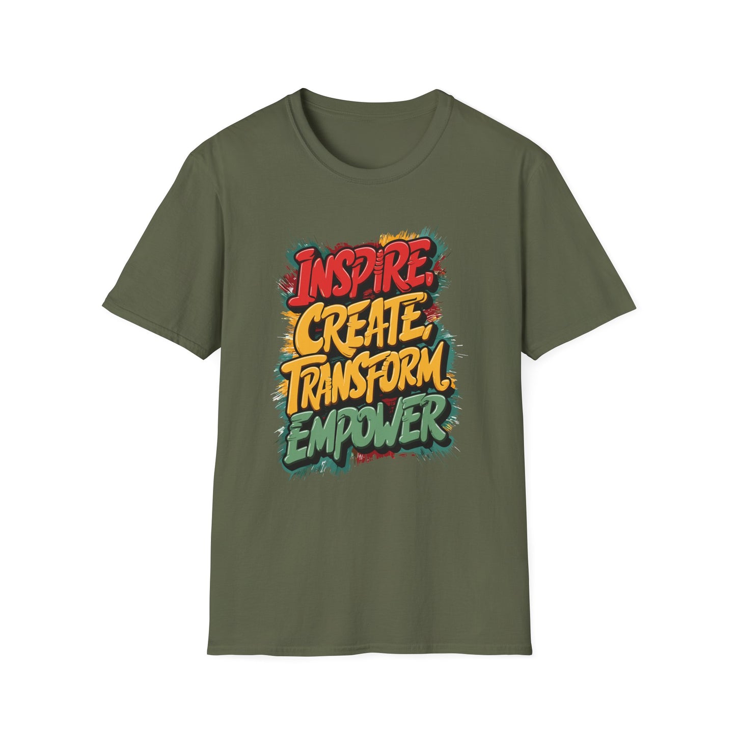 Inspire Create Transform Empower Unisex Softstyle T-Shirt