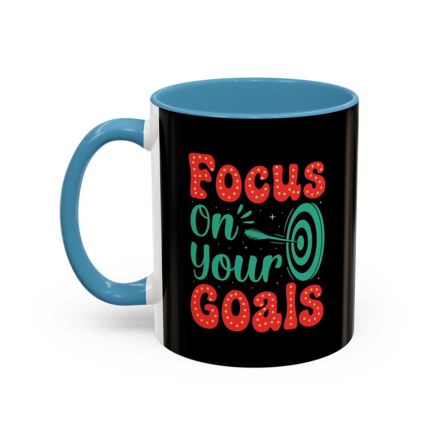 Focus On Your Goals Accent Coffee Mug (11, 15oz)