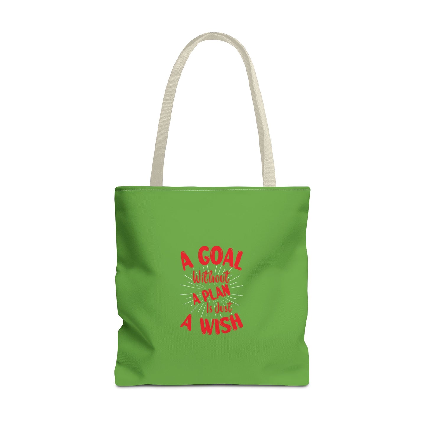 A Goal Without A Plan Is Just A Wish Tote Bag (AOP)