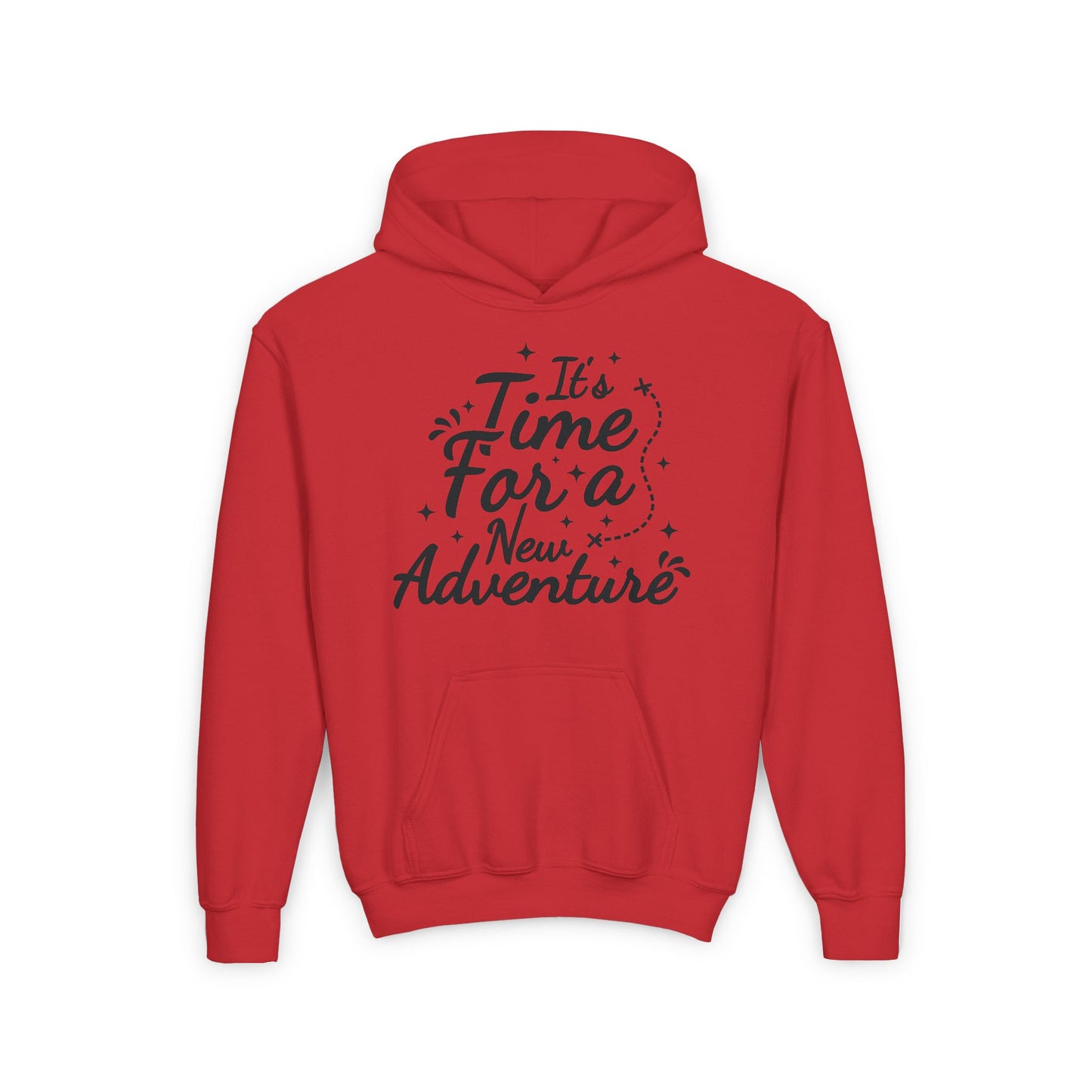 It's Time For A New Adventure Youth Heavy Blend Hooded Sweatshirt