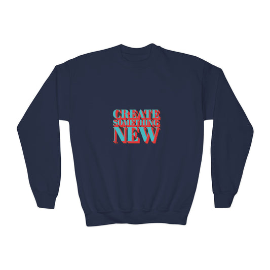 Create Something New Youth Crewneck Sweatshirt