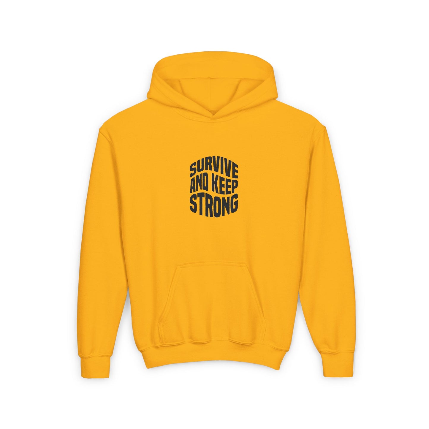 Survive And Keep Strong Youth Heavy Blend Hooded Sweatshirt