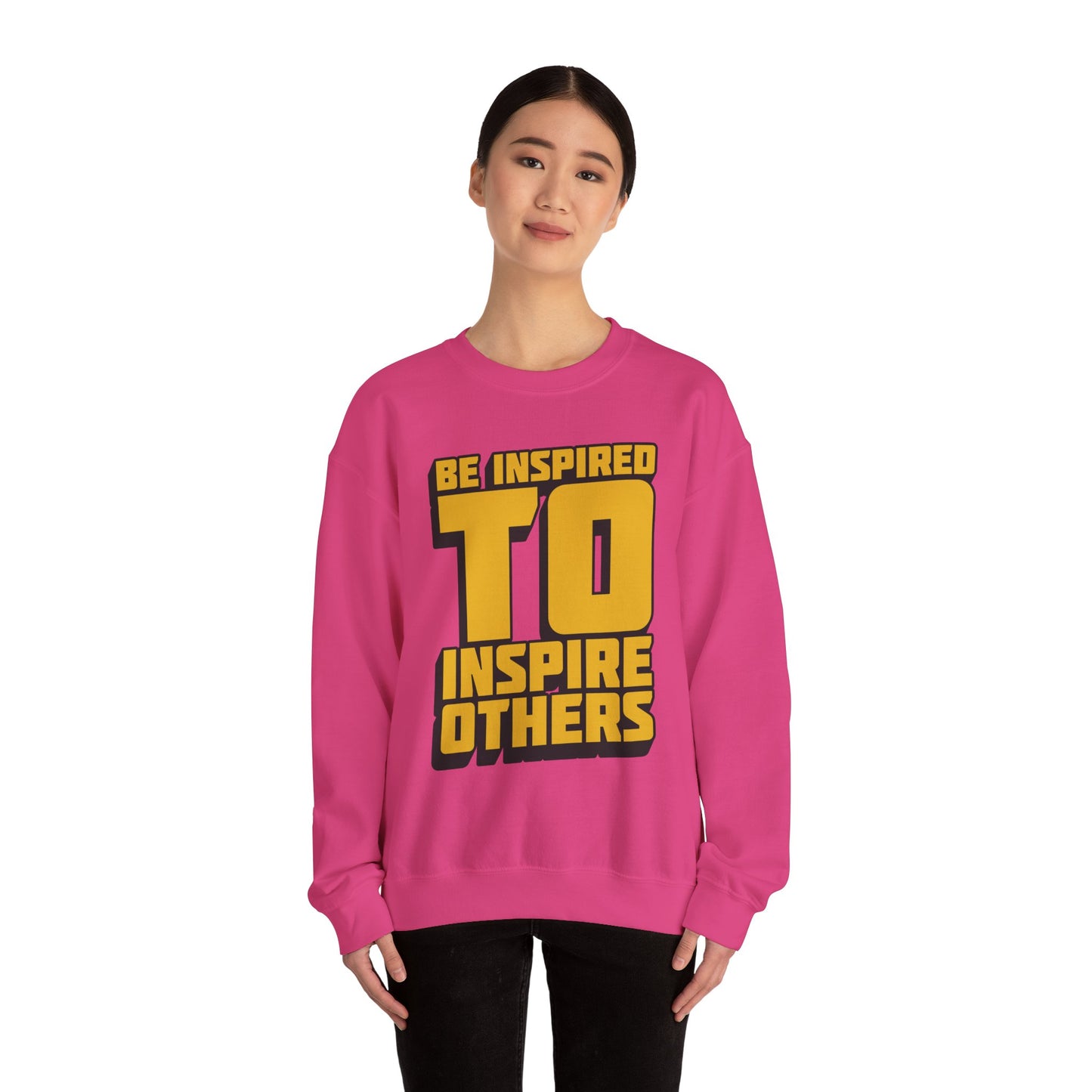 Be Inspired To Inspire Others Unisex Heavy Blend™ Crewneck Sweatshirt