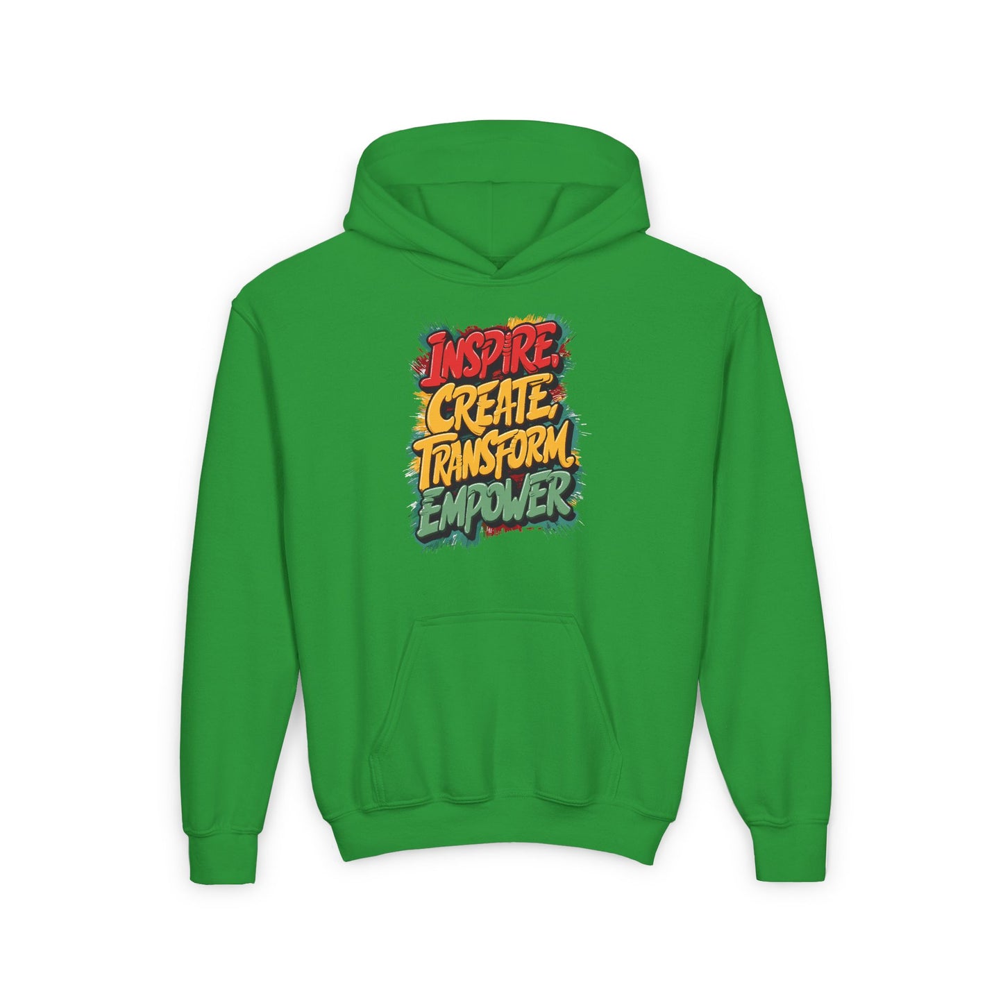 Inspire Create Transform Empower Youth Heavy Blend Hooded Sweatshirt