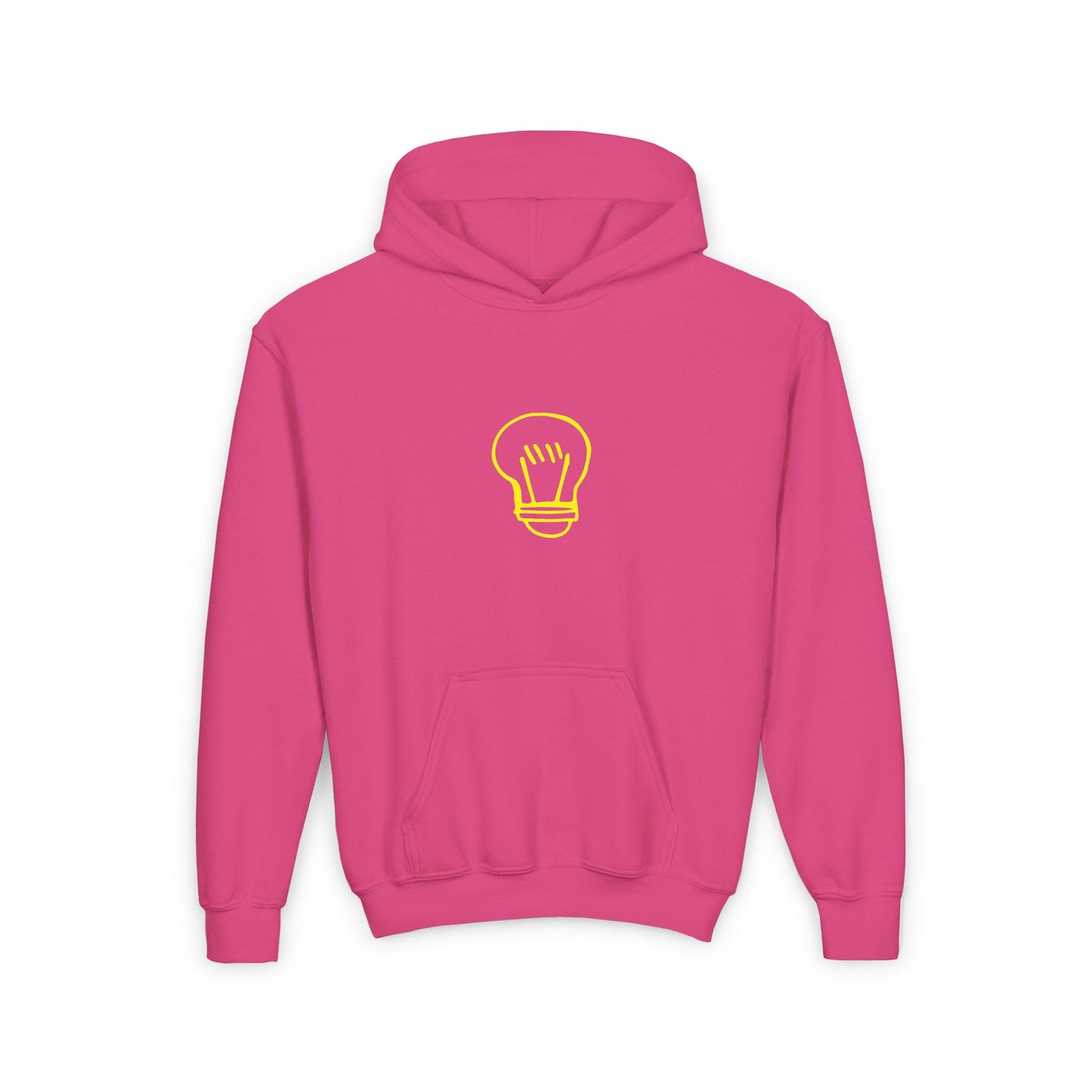 Drawing Light Bulb Youth Heavy Blend Hooded Sweatshirt