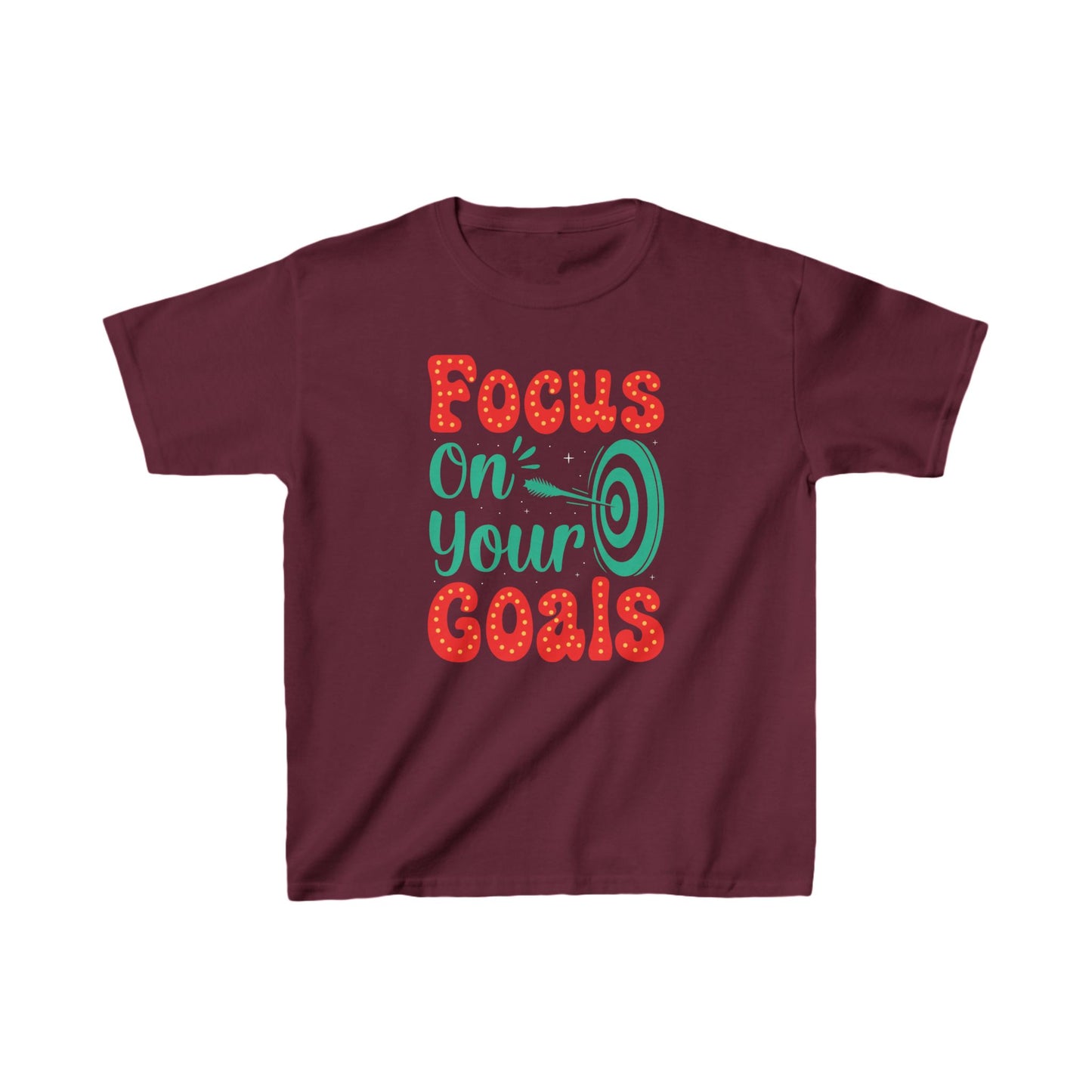 Focus On Your Goals Kids Heavy Cotton™ Tee