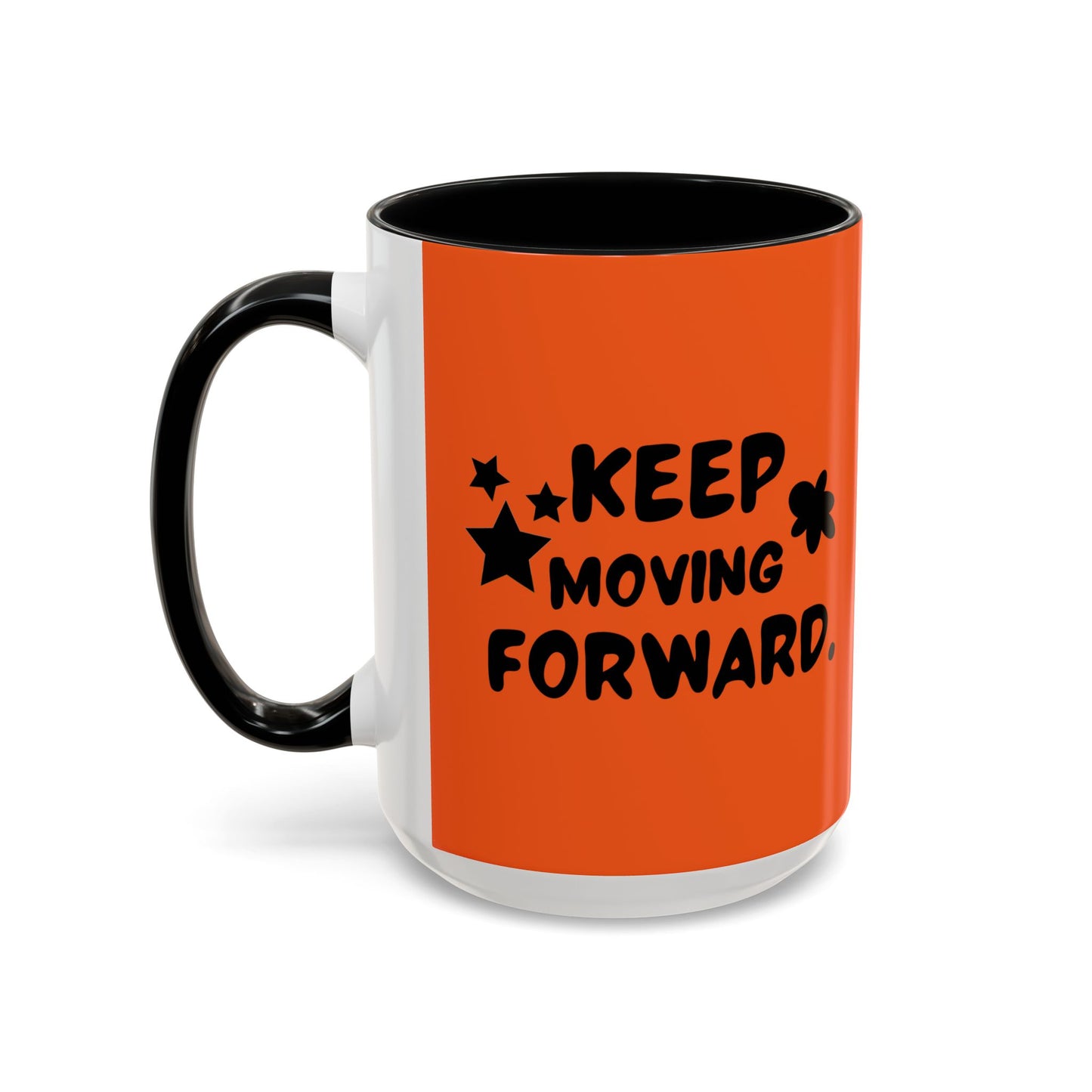 Keep Moving Forward Accent Coffee Mug (11, 15oz)