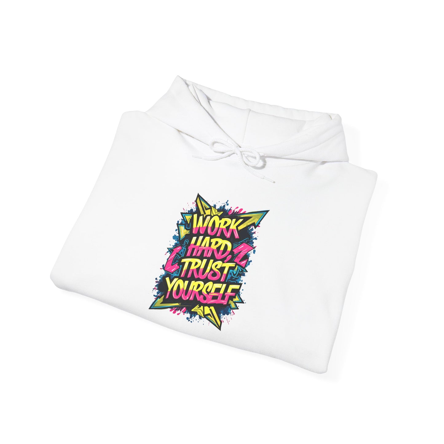 Work Hard Trust Yourself Unisex Heavy Blend™ Hooded Sweatshirt