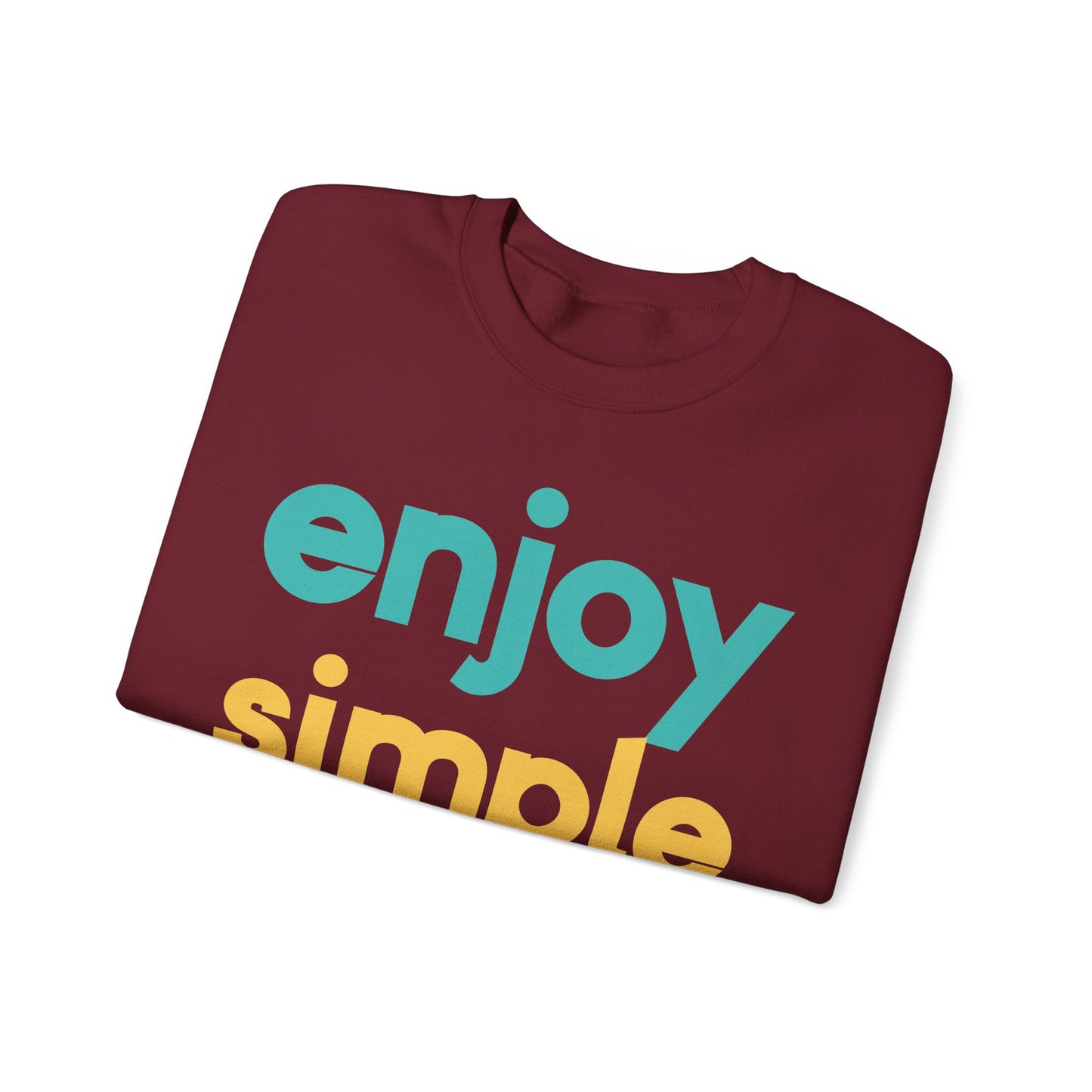 Enjoy Simple Things Unisex Heavy Blend™ Crewneck Sweatshirt