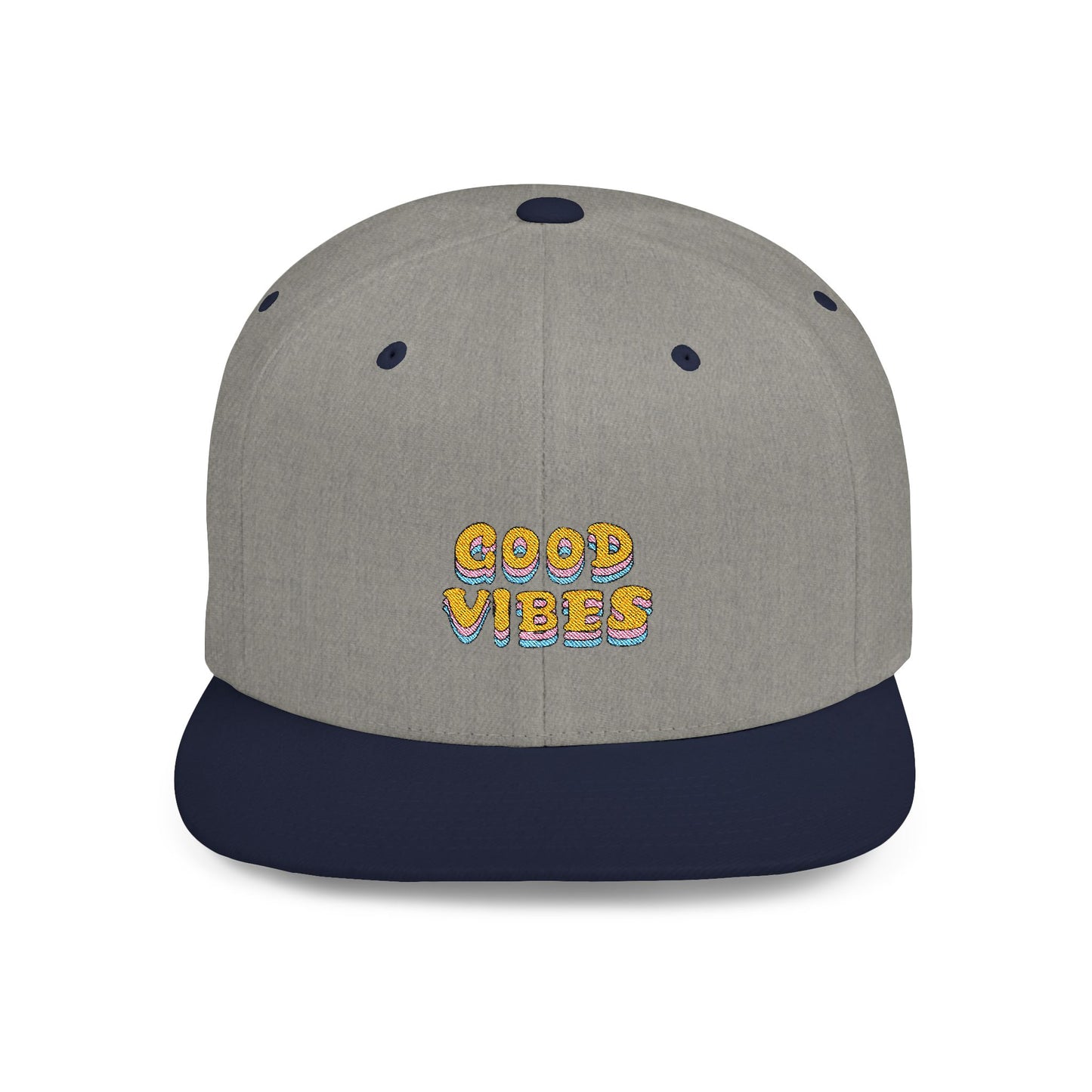 Good Vibes Flat Bill Snapback