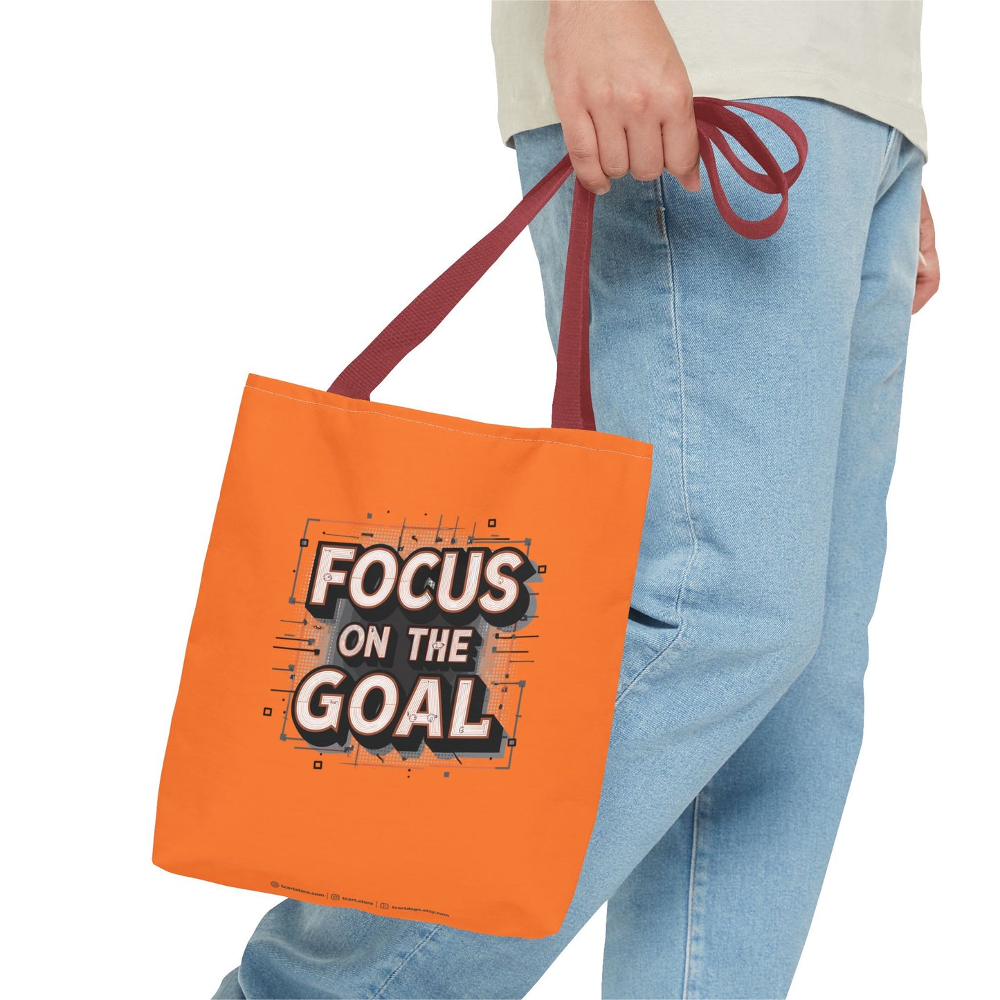 Focus On The Goal Tote Bag (AOP)