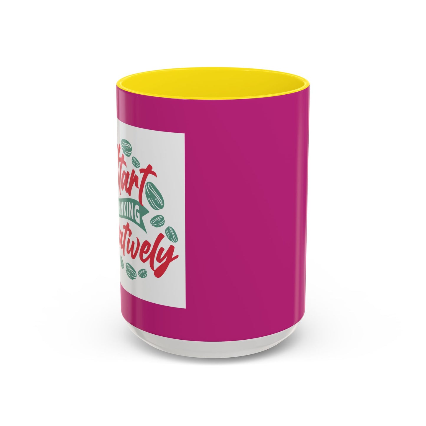 Start Thinking Accent Coffee Mug (11, 15oz)