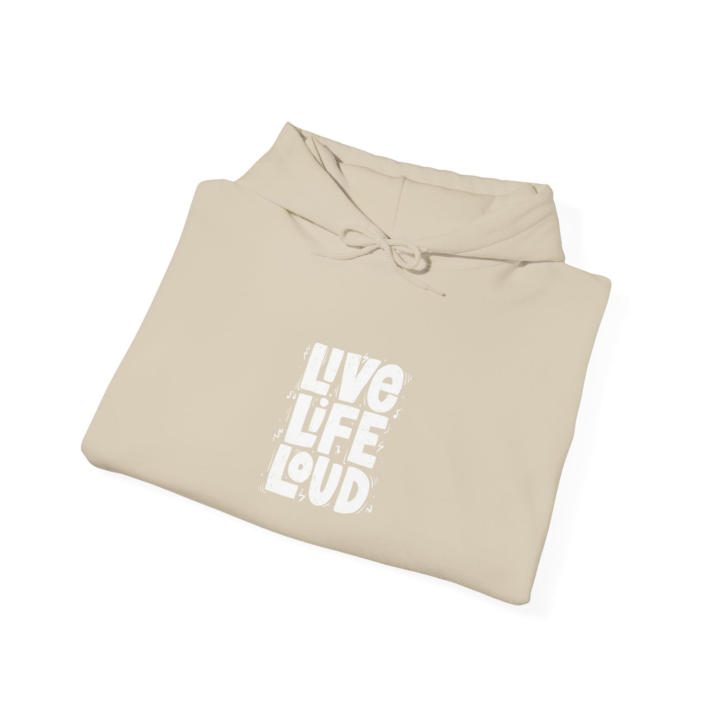 Live Life Loud Unisex Heavy Blend™ Hooded Sweatshirt