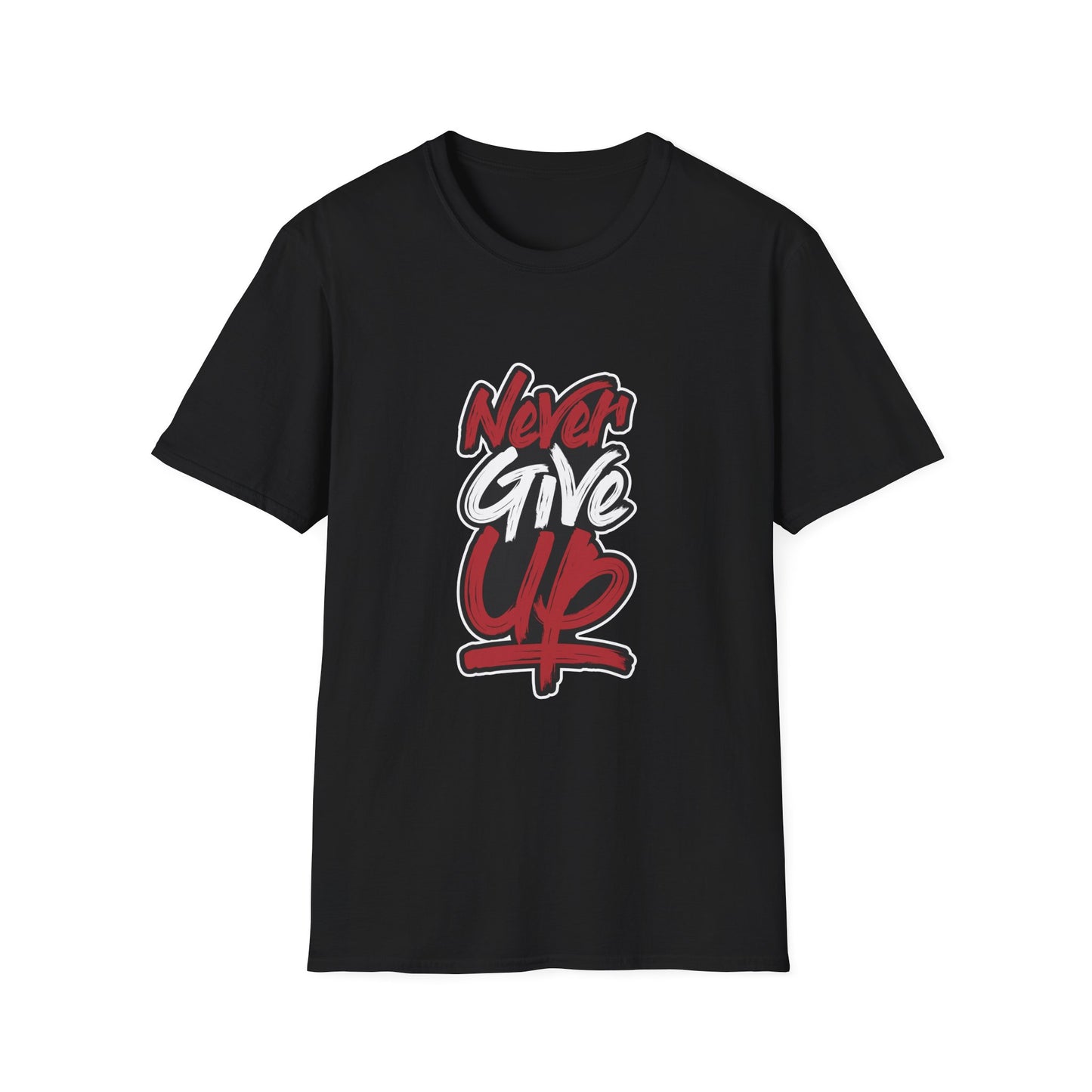 Never Give Up Unisex Softstyle T-Shirt