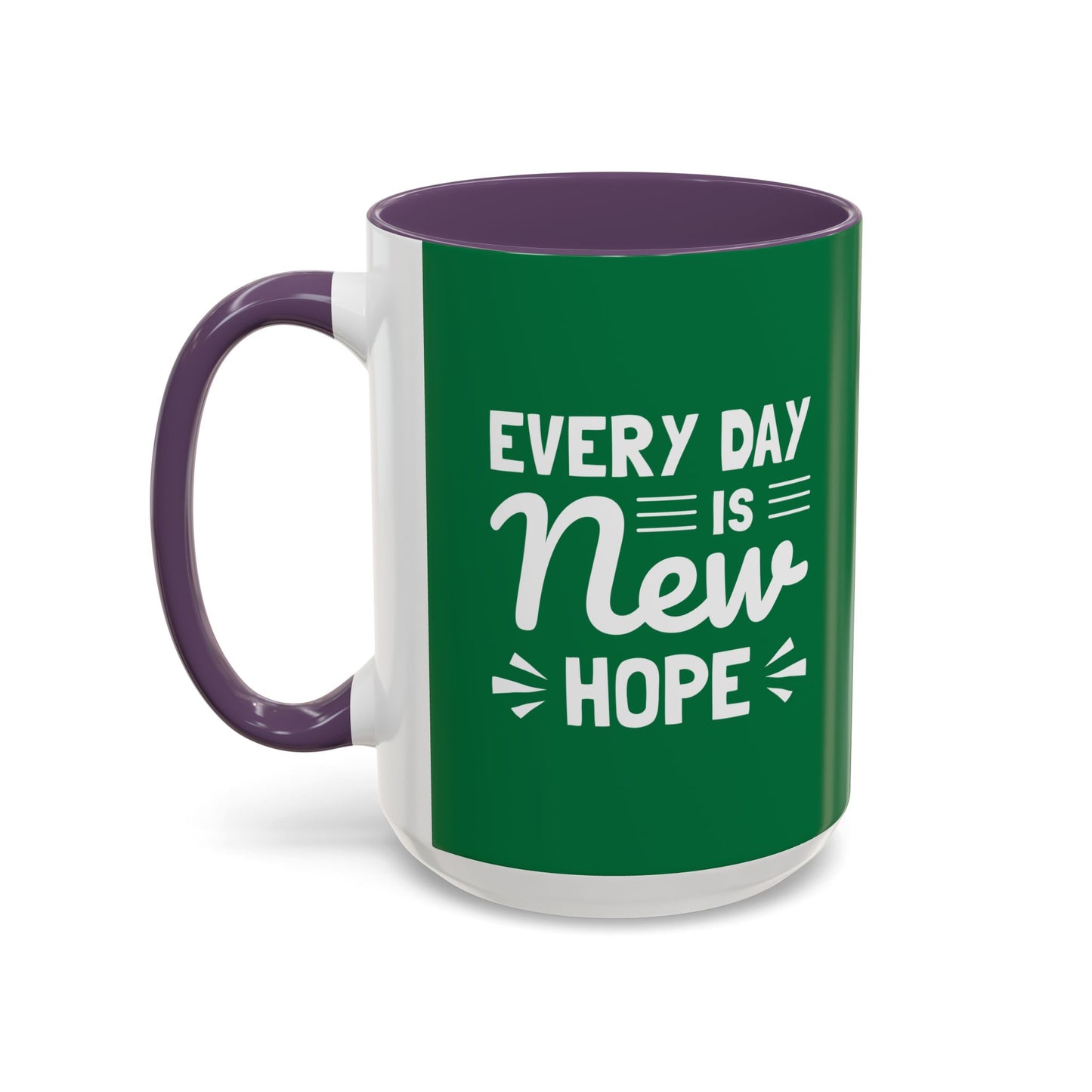 Everyday Is New Hope Accent Coffee Mug (11, 15oz)