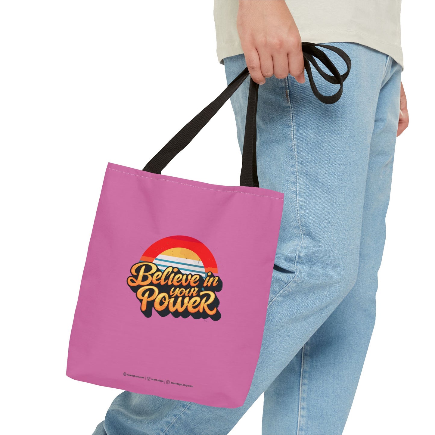 Believe In Your Power Tote Bag (AOP)