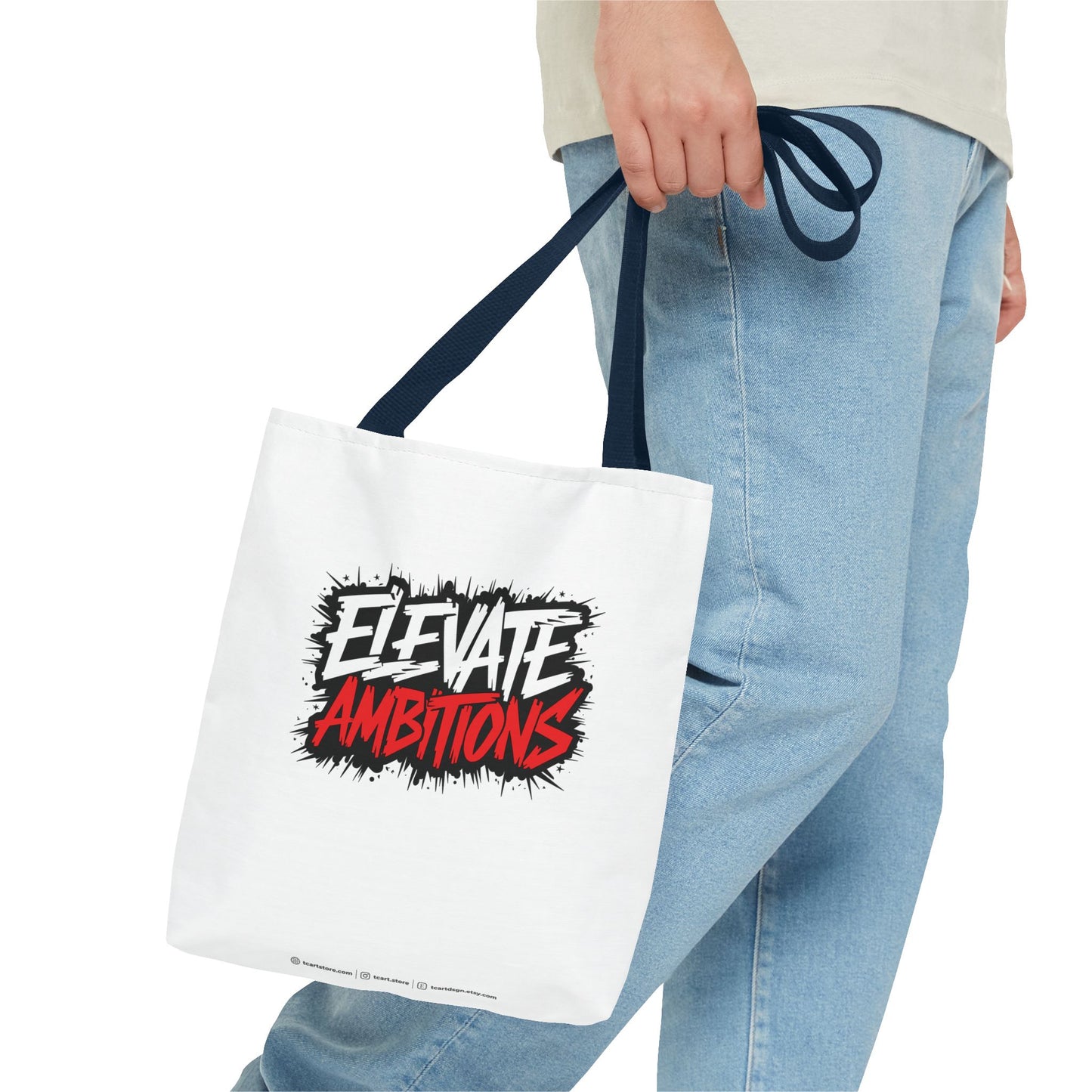 Elevate Ambitions Tote Bag (AOP)