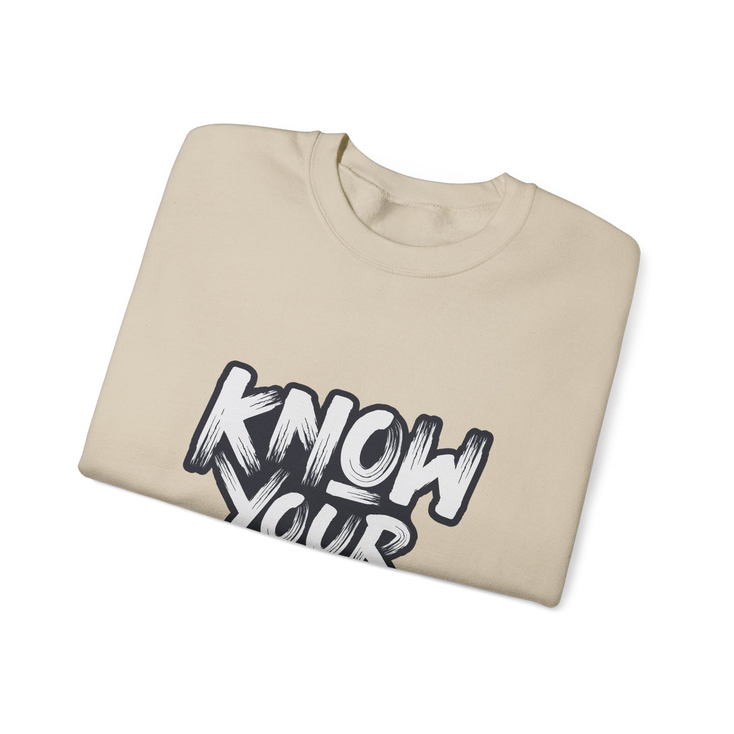 Know Your Worth Unisex Heavy Blend™ Crewneck Sweatshirt