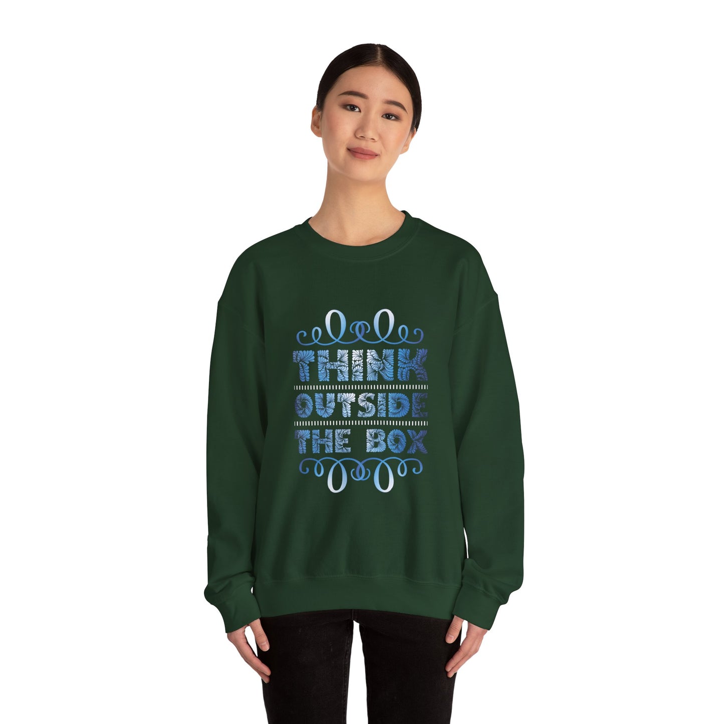 Think Outside The Box Unisex Heavy Blend™ Crewneck Sweatshirt